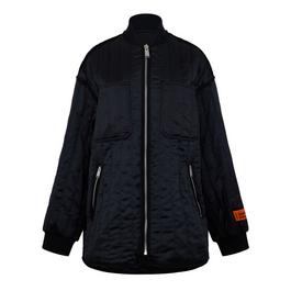 Heron Preston Satin Quilt Jacket