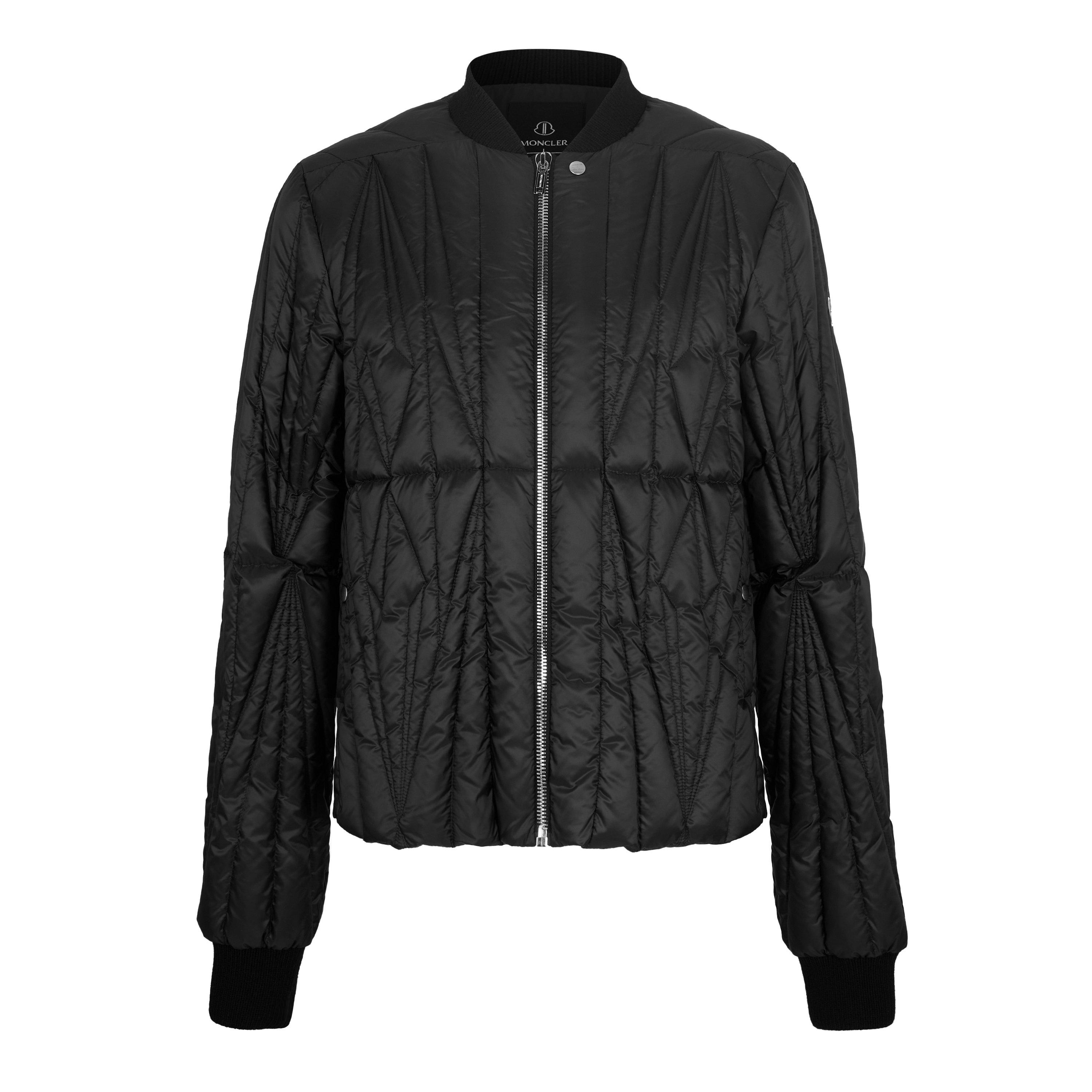 Black - Rick Owens - Mens x Moncler Geocamo Flight Jacket - 1