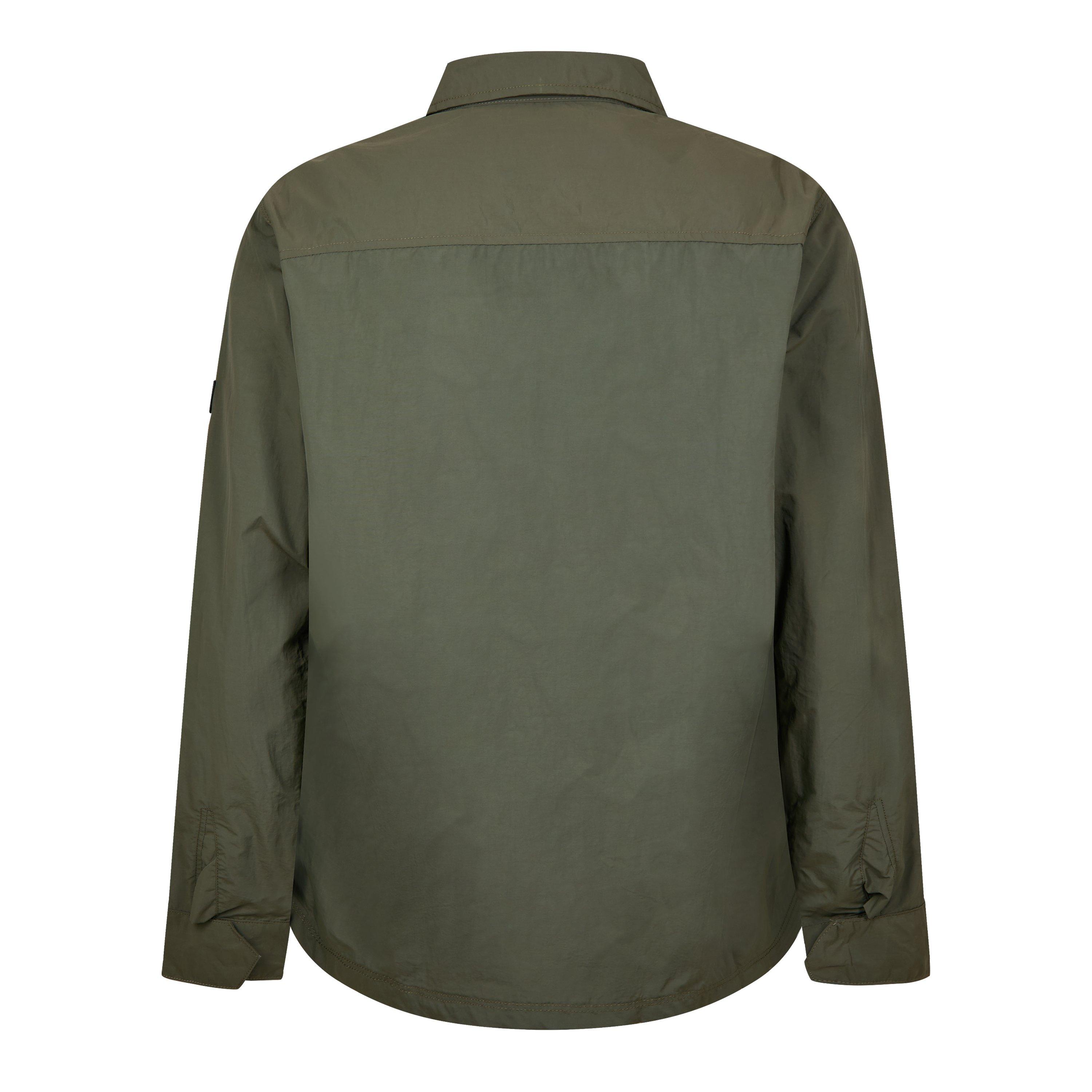 Khaki - Nicce - Placed Overshirt - 2