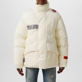 Heron Preston Logo Patch Padded Coat