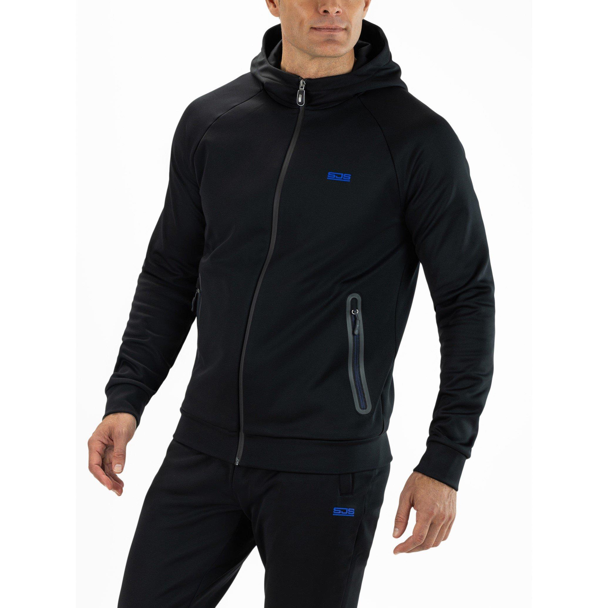Black - Sjeng Sports - Men's Maxim Performance Training Jacket - 1