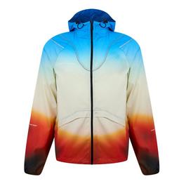 Off White Men's Athlete Jacket, All-Over Gradient Print