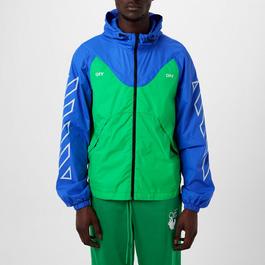 Off White Men's Stamp Water-resistant Running Jacket