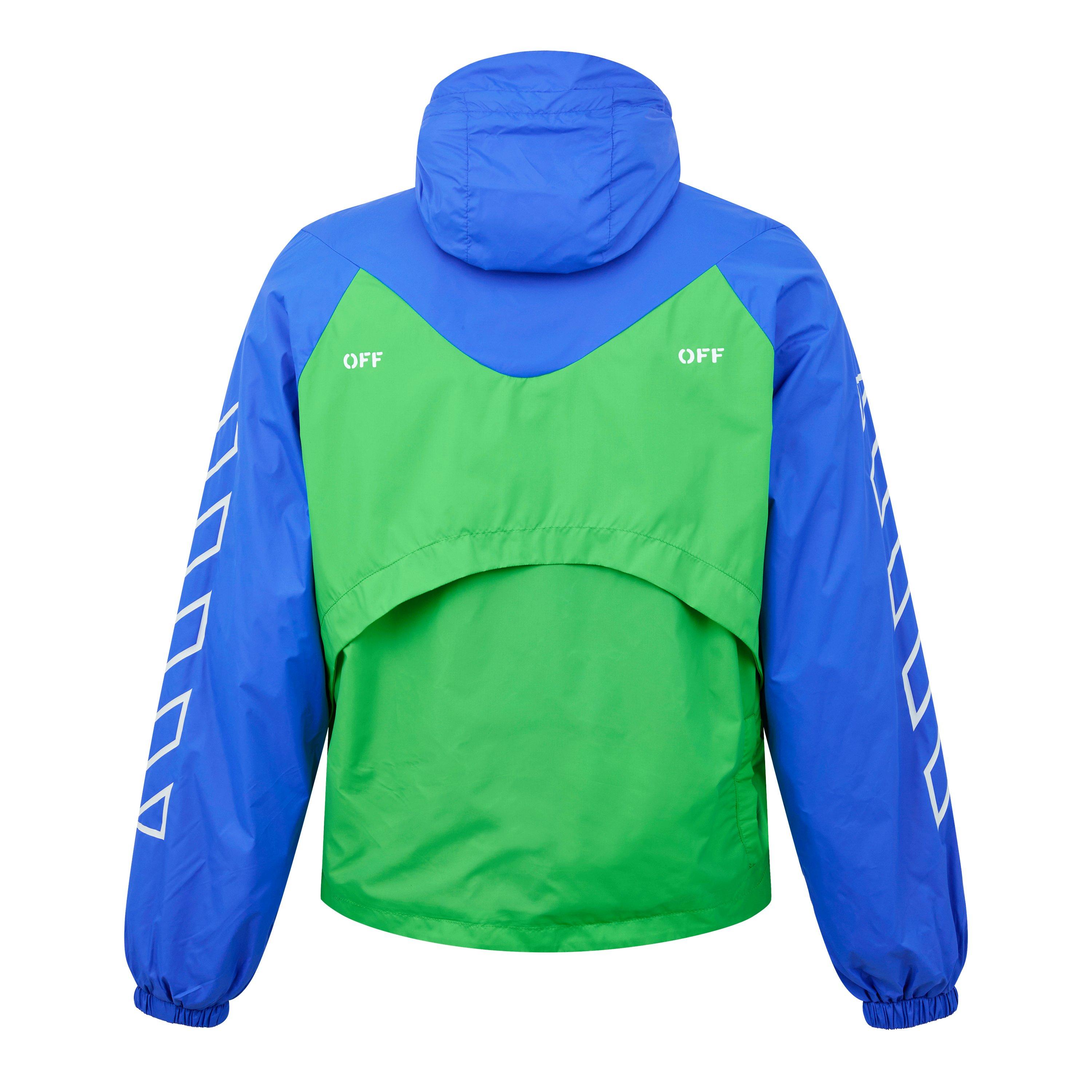 Green Whit - Off White - Men's Stamp Water-resistant Running Jacket - 6