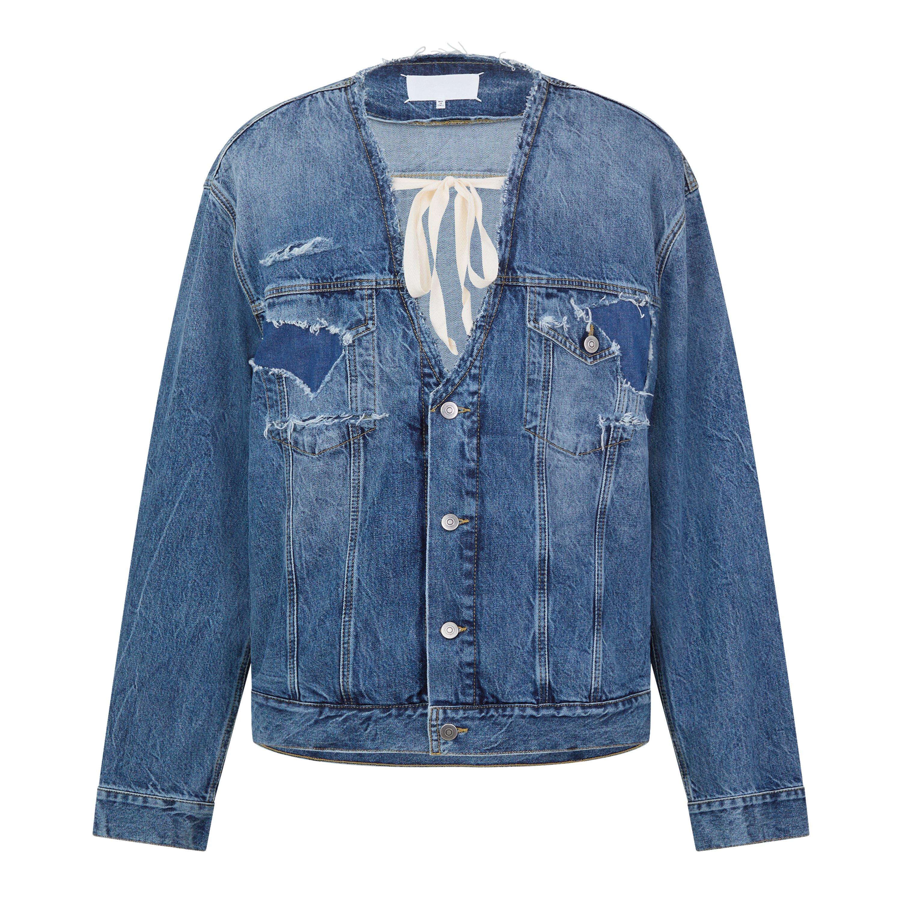 New Medium Blue - Maison Margiela - MMM Distressed Denim Sn64 - 1