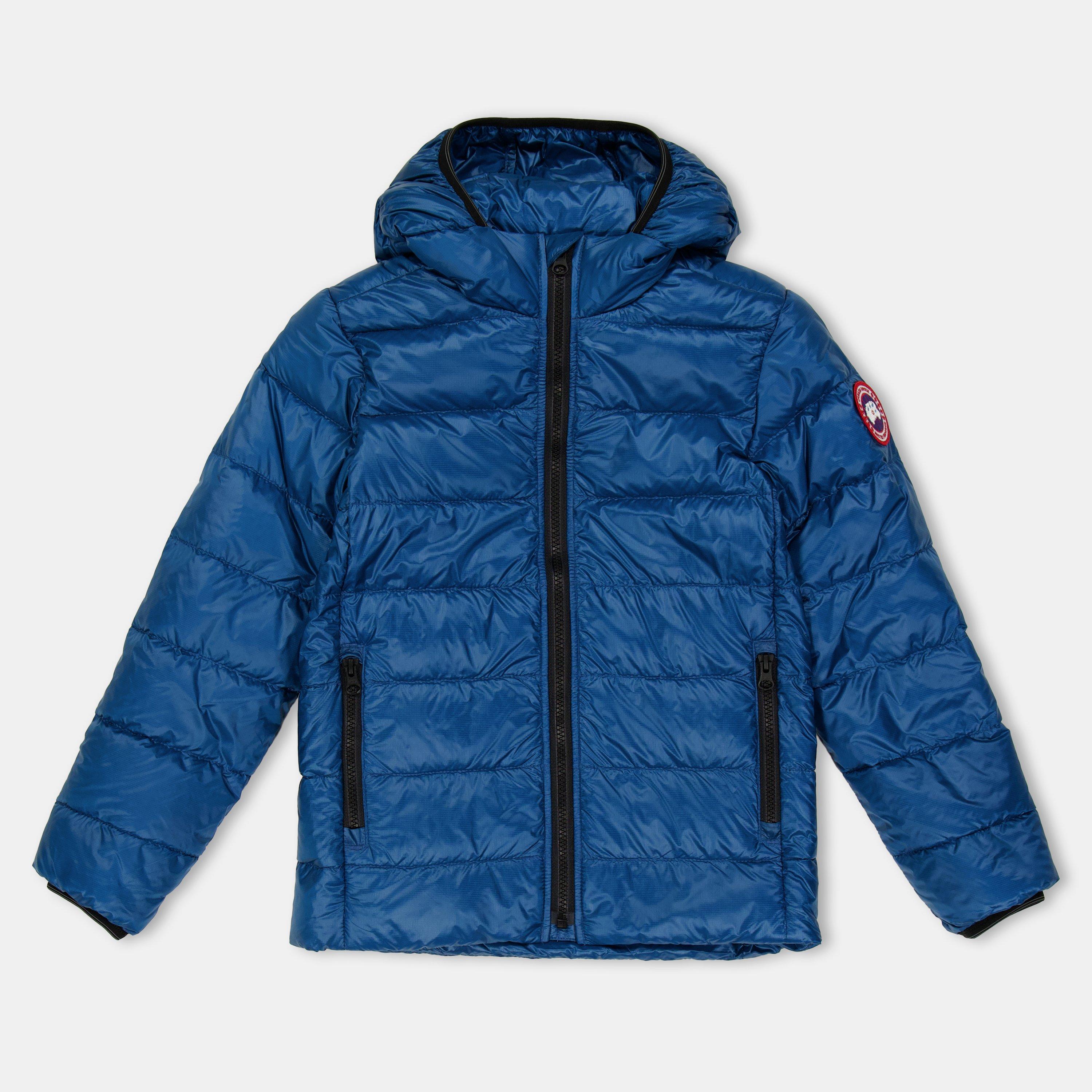 Canada Goose Kids' Crofton Quilted Insulated Medium Puffer Jacket - Guard Blue 9387 - Size L (14-16Y)