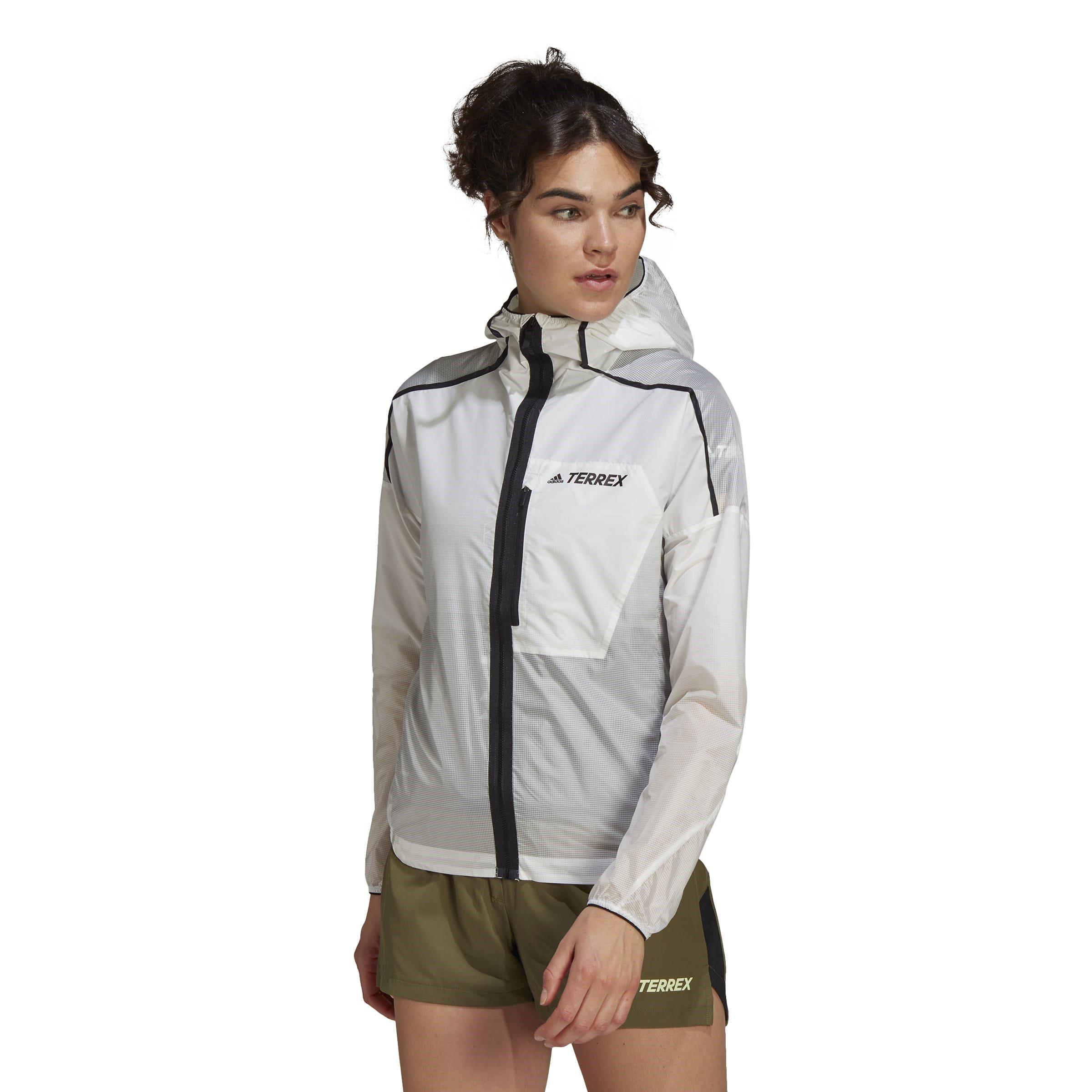 Non-Dyed - adidas - Women's Terrex Agravic Wind Resistant Reflective Windbreaker - 2