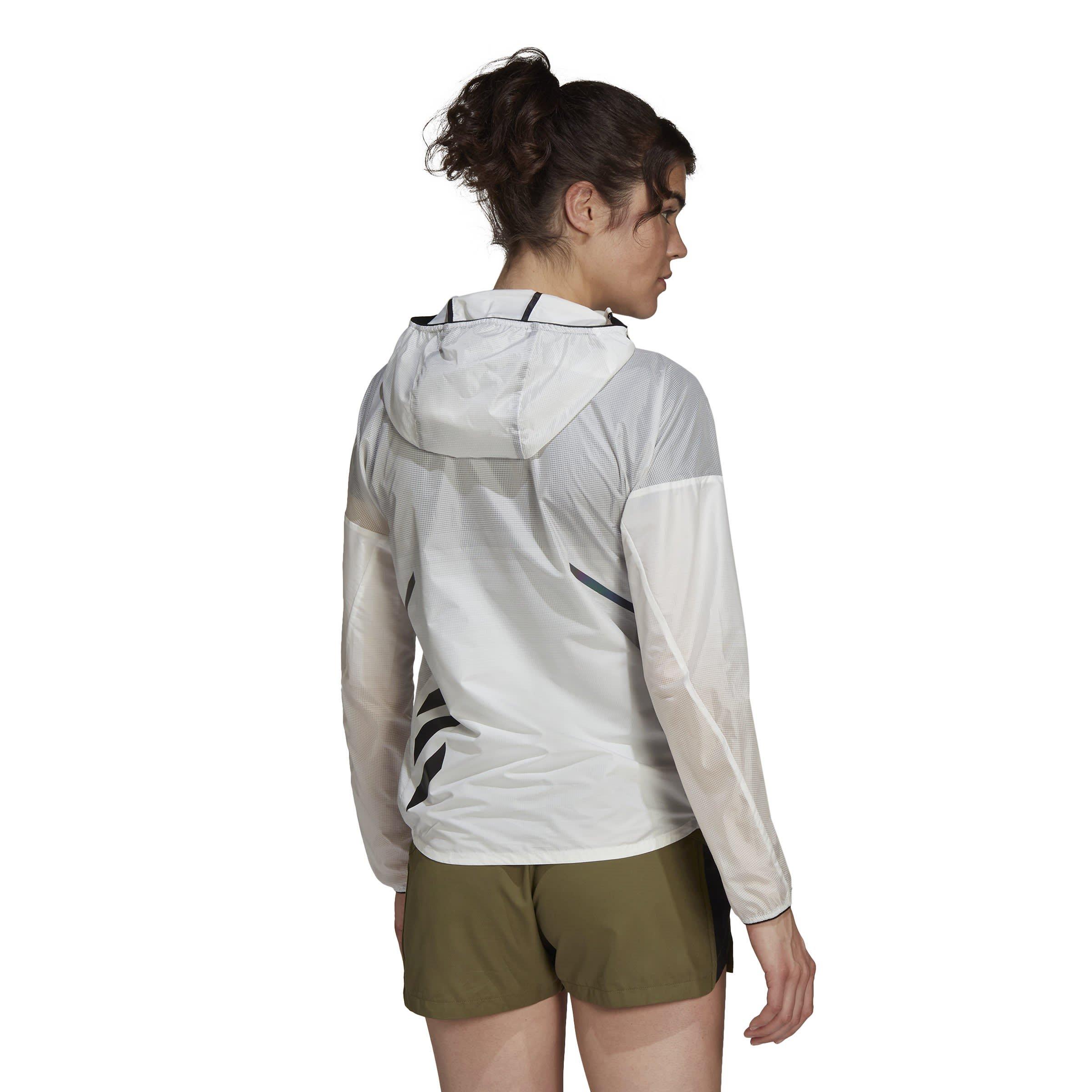 Non-Dyed - adidas - Women's Terrex Agravic Wind Resistant Reflective Windbreaker - 3