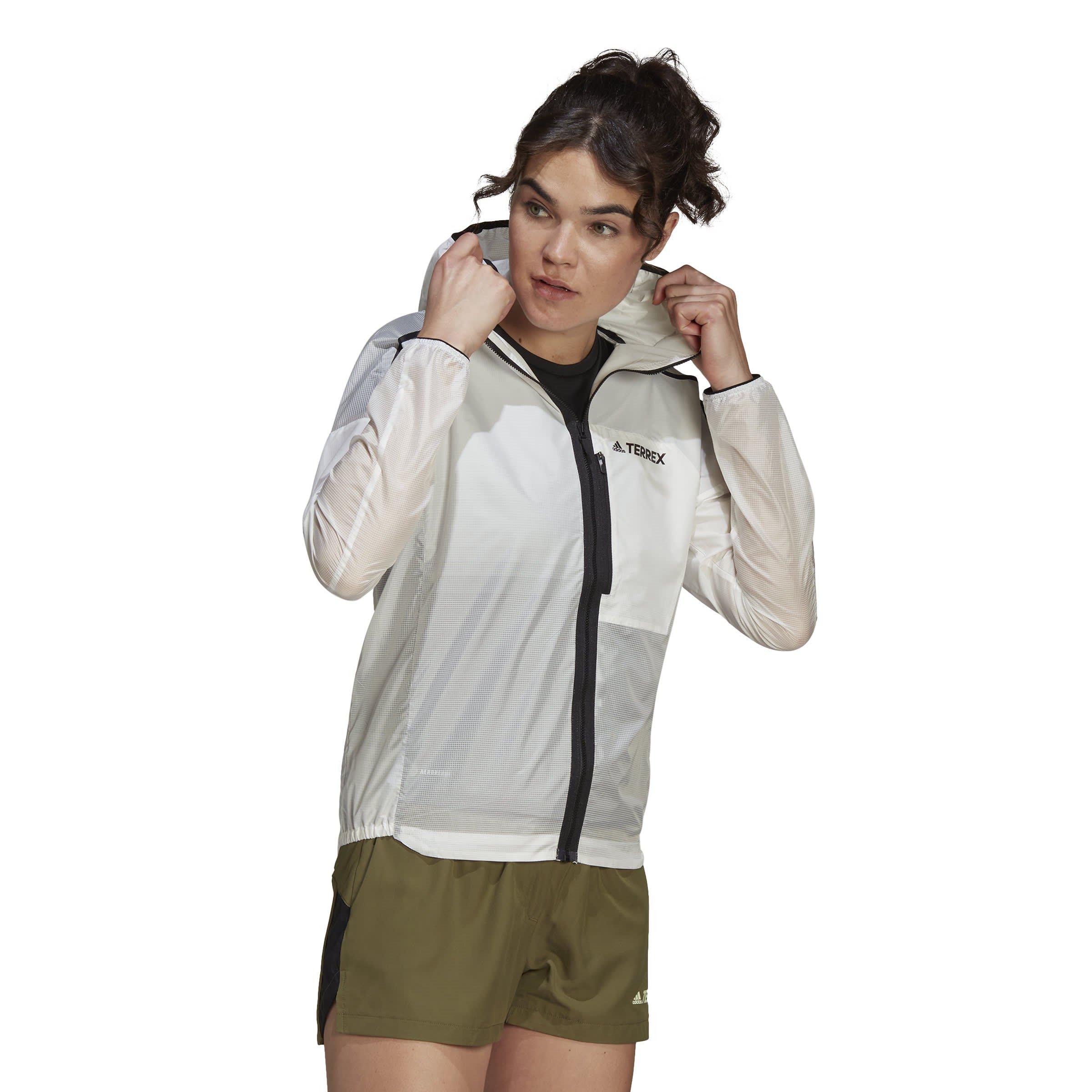 Non-Dyed - adidas - Women's Terrex Agravic Wind Resistant Reflective Windbreaker - 4