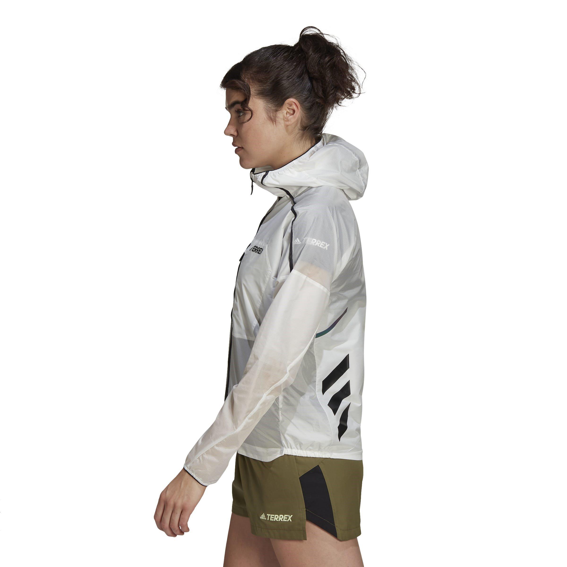 Non-Dyed - adidas - Women's Terrex Agravic Wind Resistant Reflective Windbreaker - 5