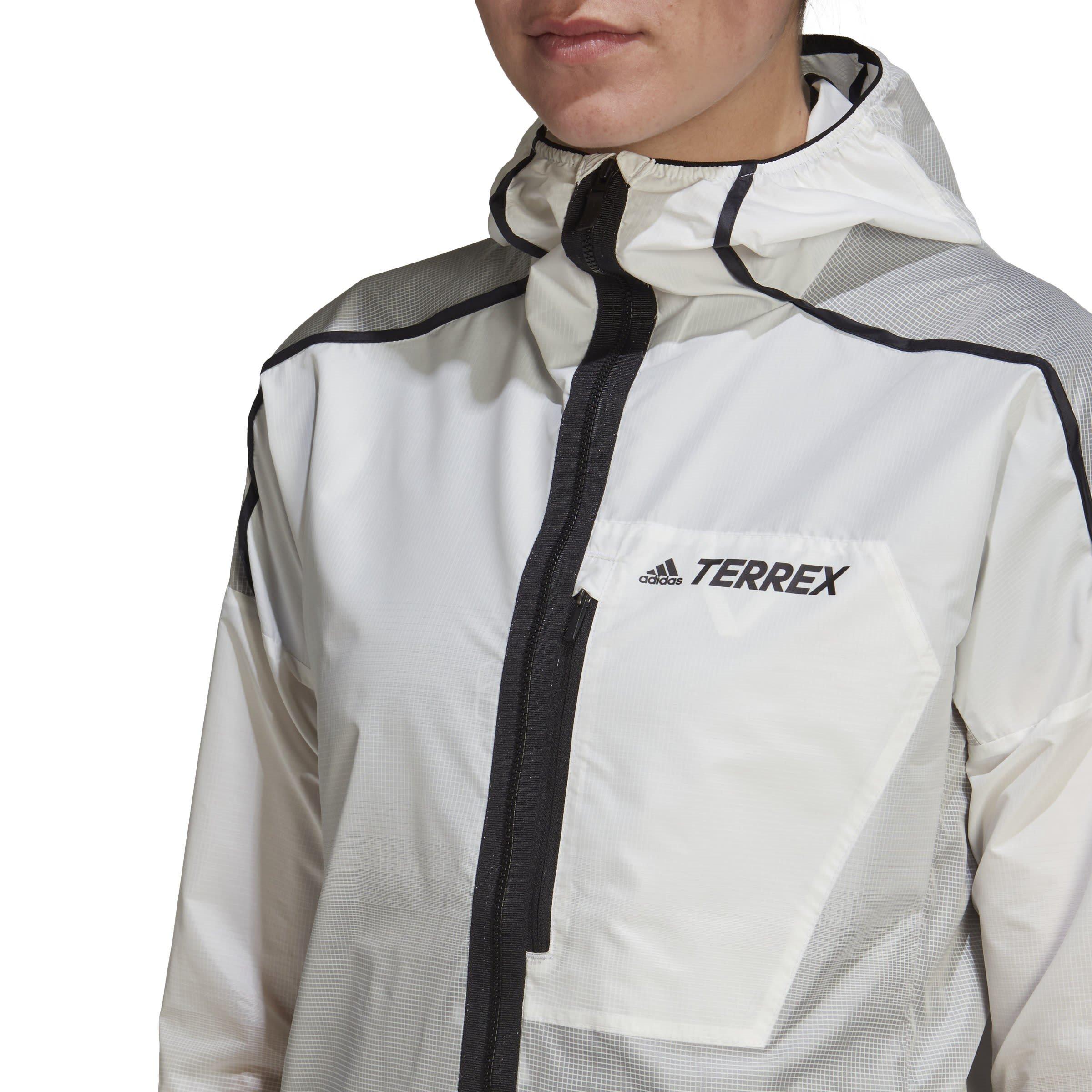 Non-Dyed - adidas - Women's Terrex Agravic Wind Resistant Reflective Windbreaker - 7