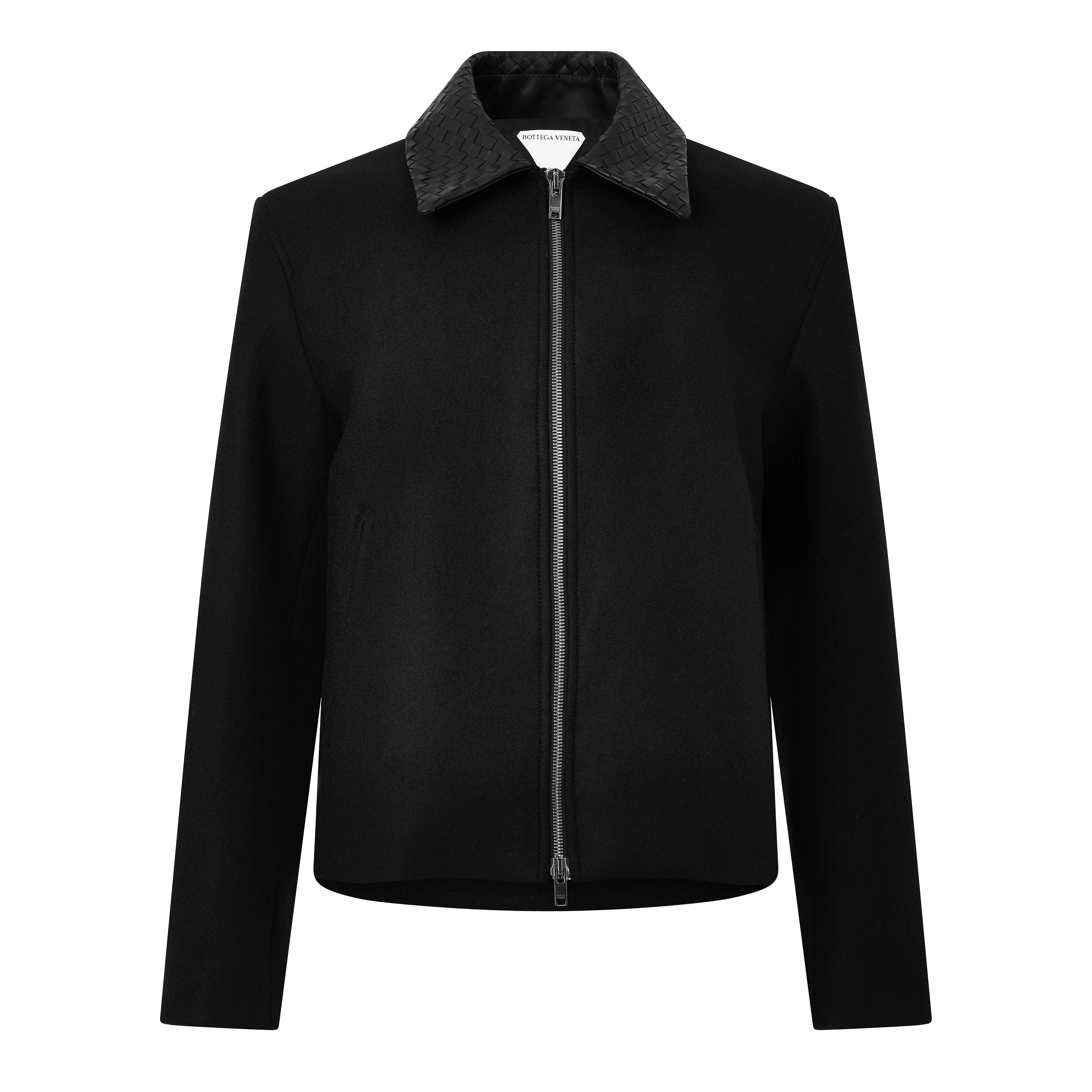 Black - Bottega Veneta - BV Wool Intrec Cllr Sn64 - 1