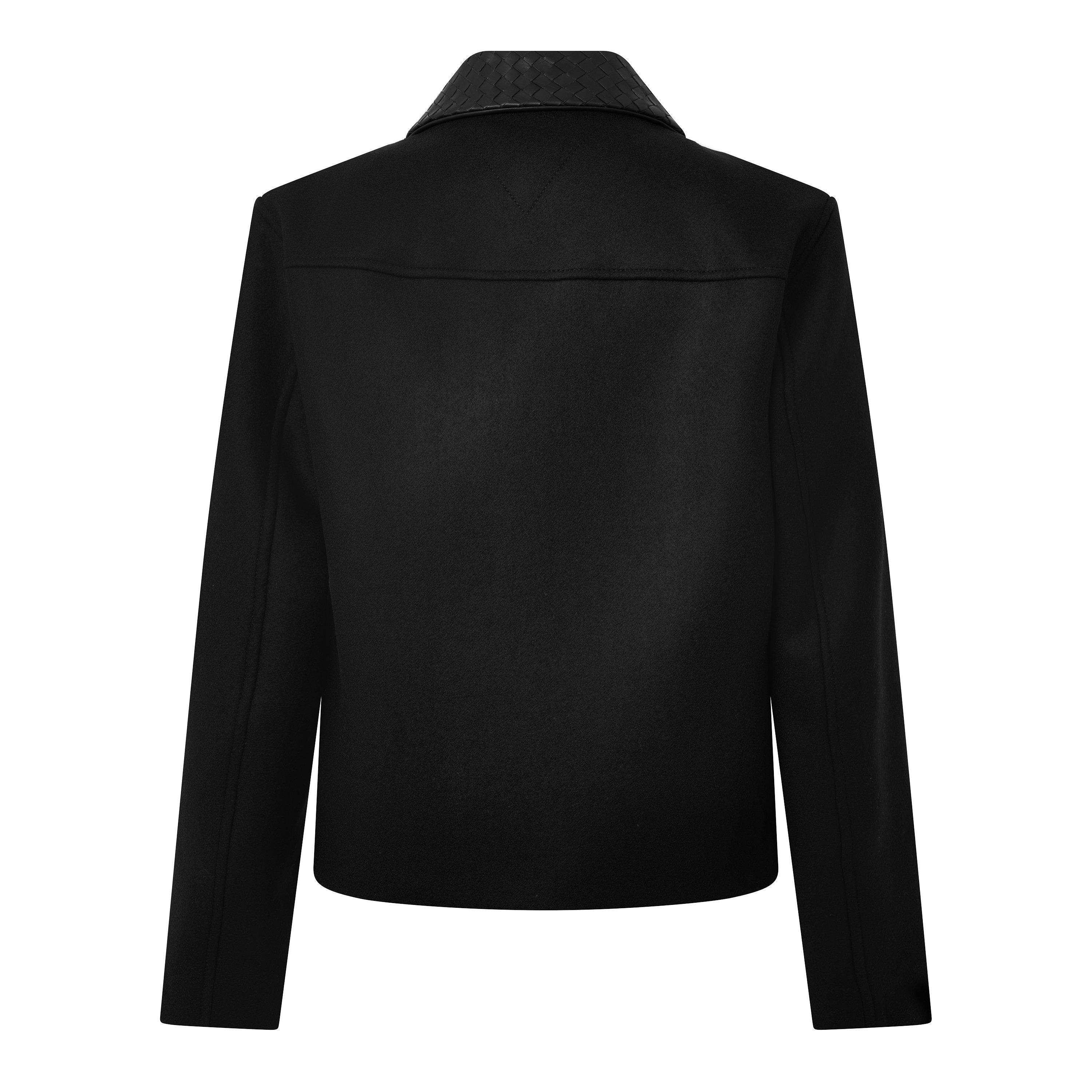 Black - Bottega Veneta - BV Wool Intrec Cllr Sn64 - 2