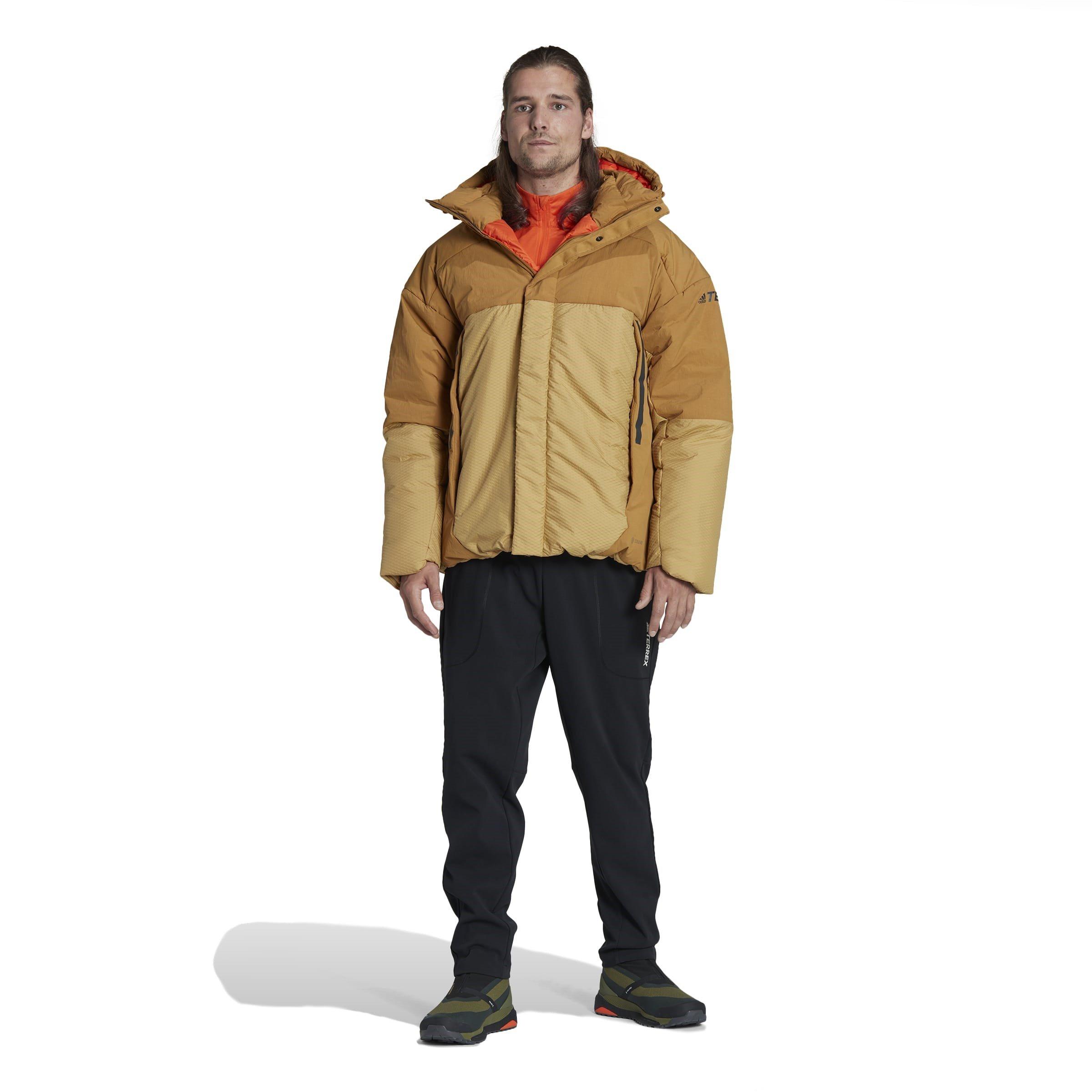 Mesa/Golden - adidas - Terrex Myshelter COLD.RDY Water Resistant Detachable Hood Down Jacket - 7