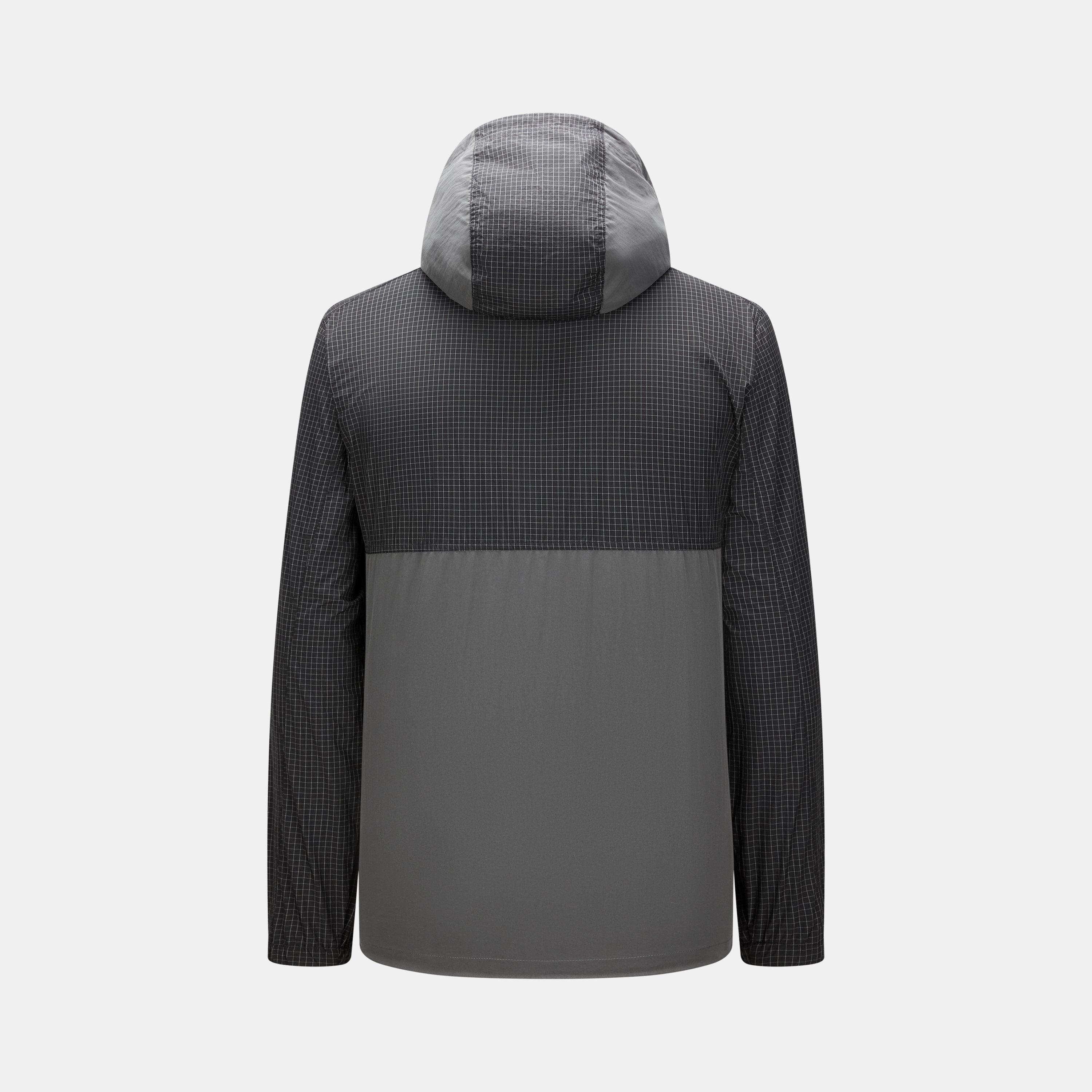Black - Firetrap - Men's Lightweight Wind Resistant Rain Anorak - 2