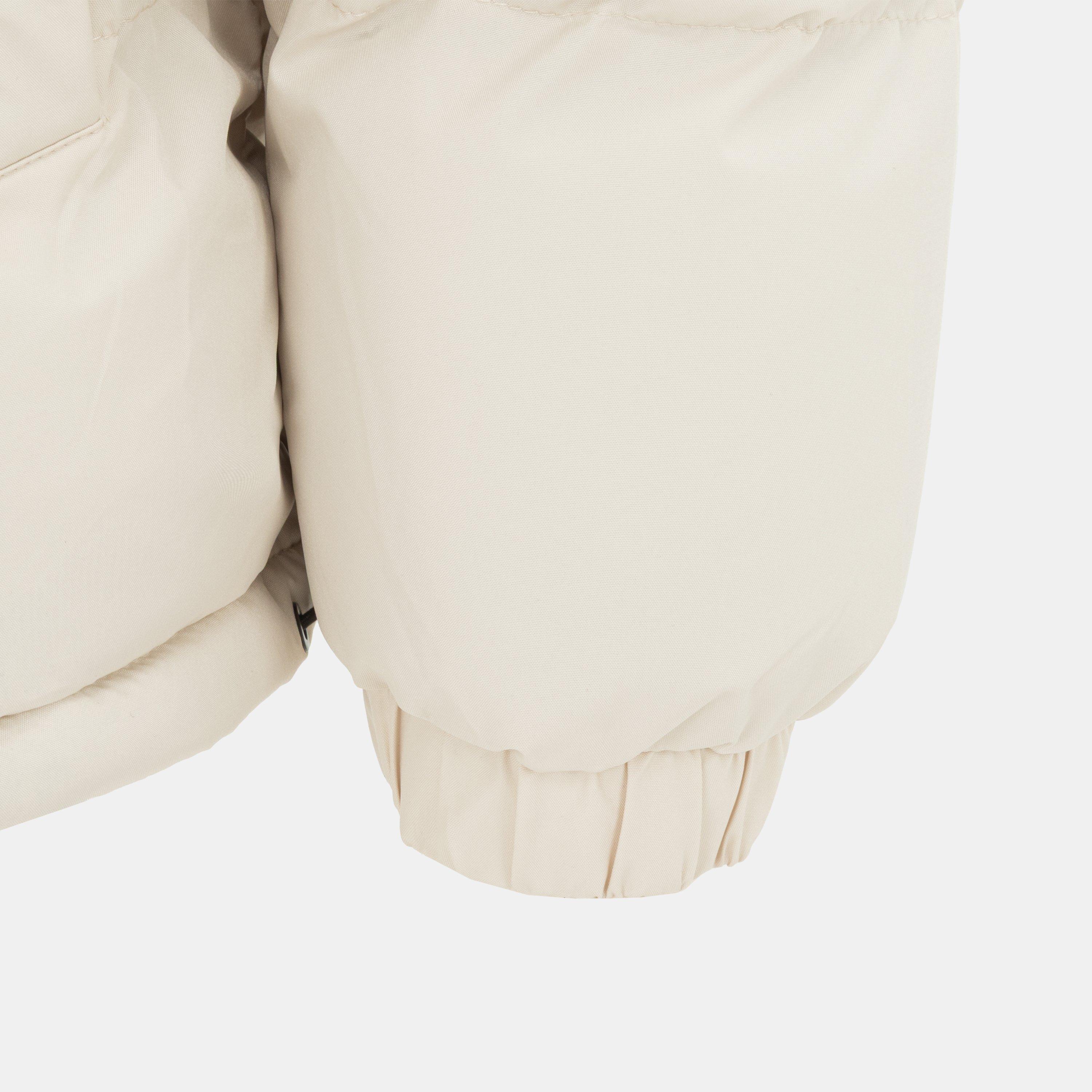 Beige - Firetrap - Full Zip Funnel Neck Long Sleeve Puffer Jacket - 5