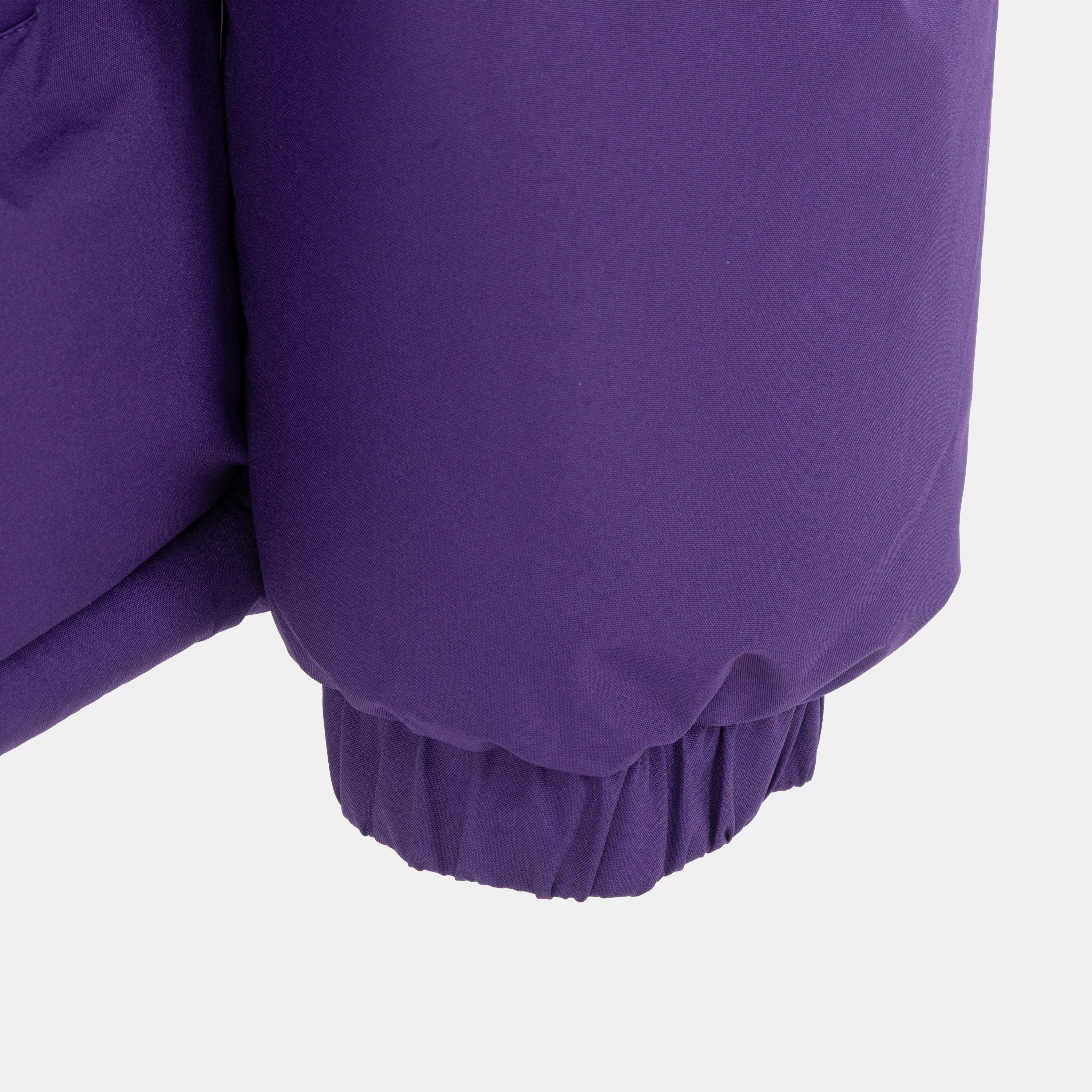 Purple - Firetrap - Men's Full Zip Funnel Neck Long Sleeve Puffer Jacket - 5