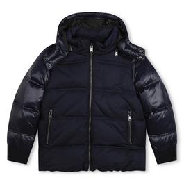 Boss Panelled Puffer Jacket Juniors