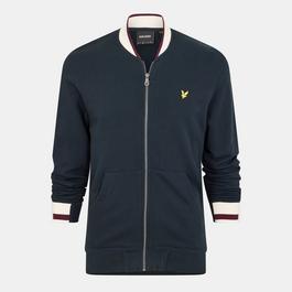 Lyle and Scott Jersey Bomber Jacket