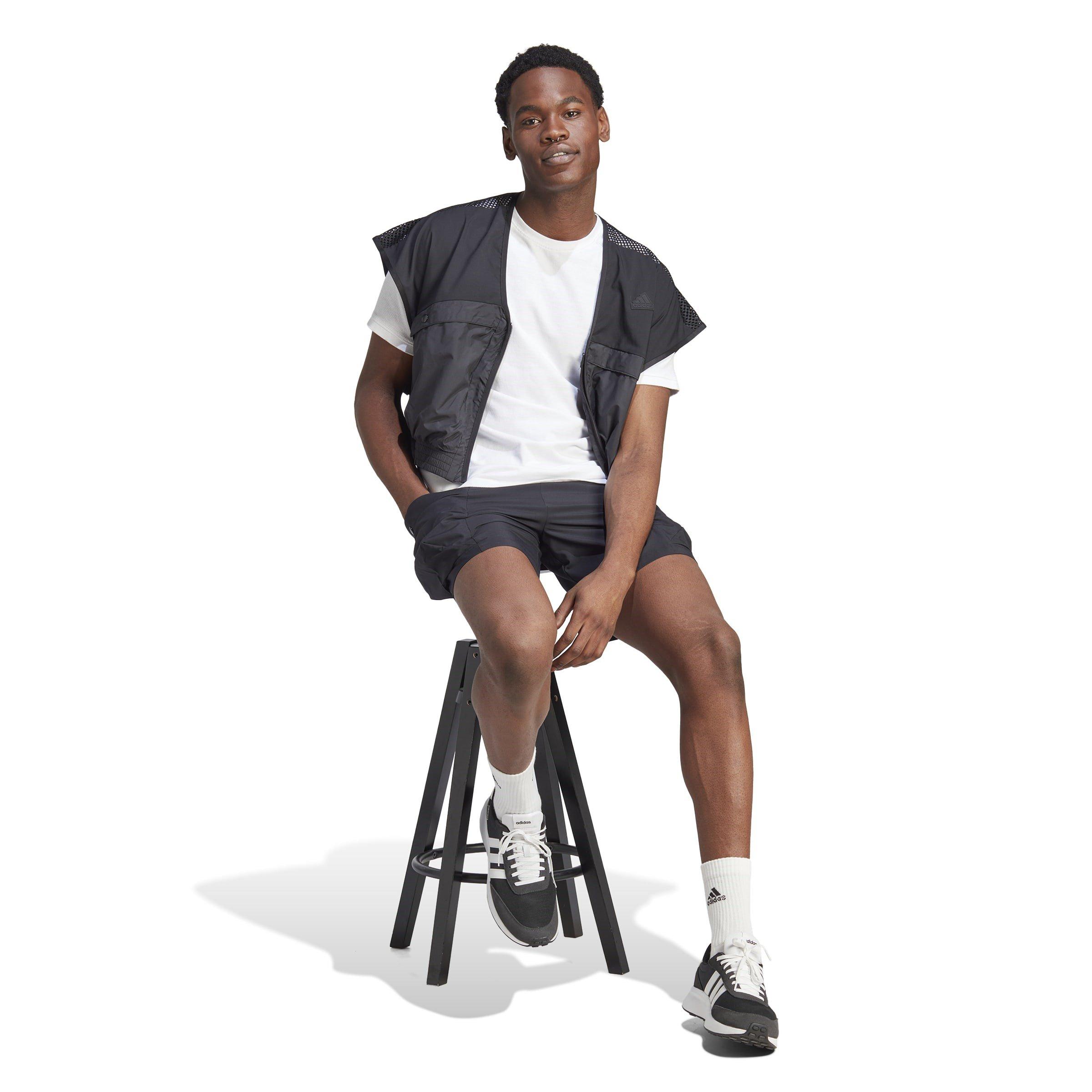 Black - adidas - City Escape Premium Vest Mens - 4