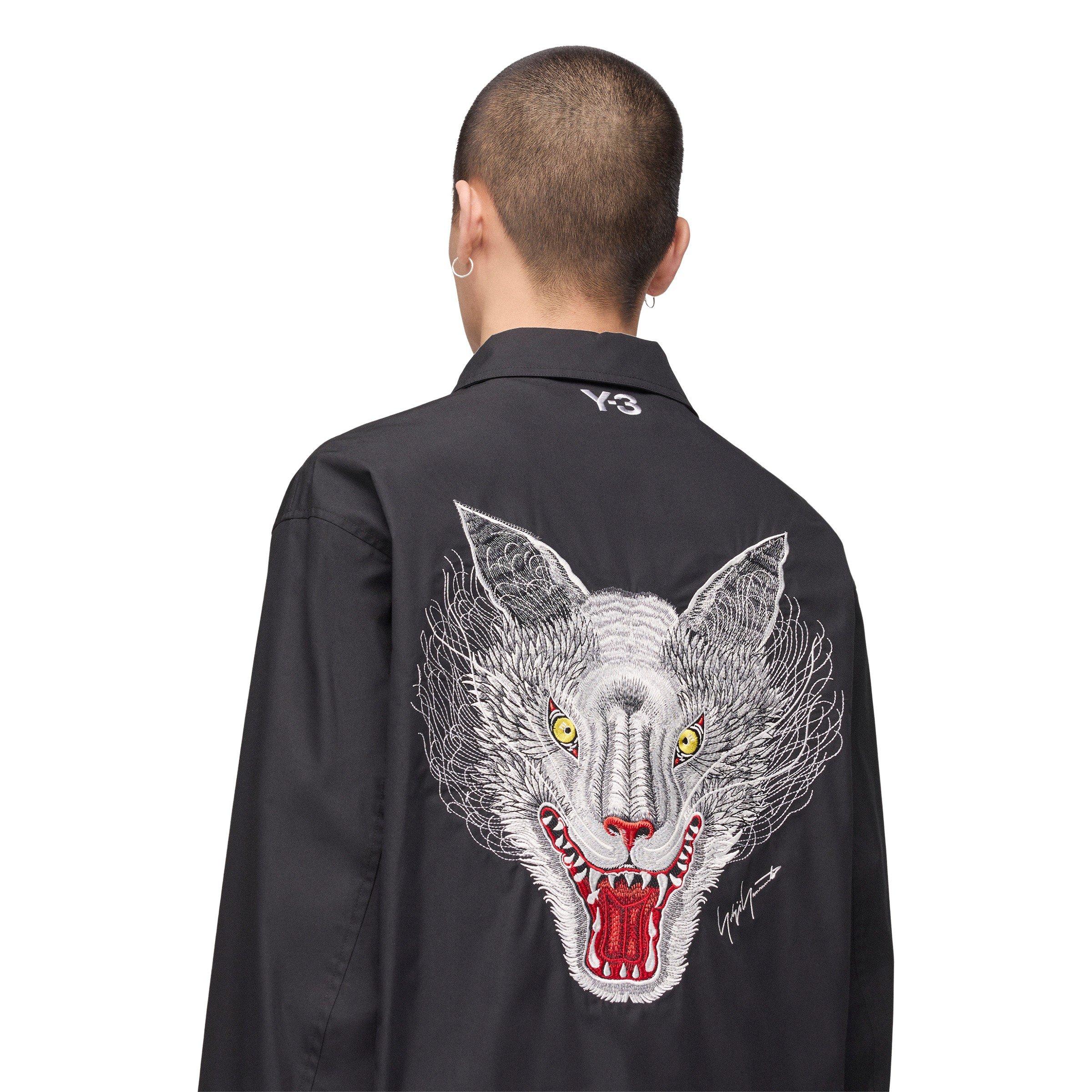 Black - Y3 - Mens Mercedes Wolf Jacket - 4