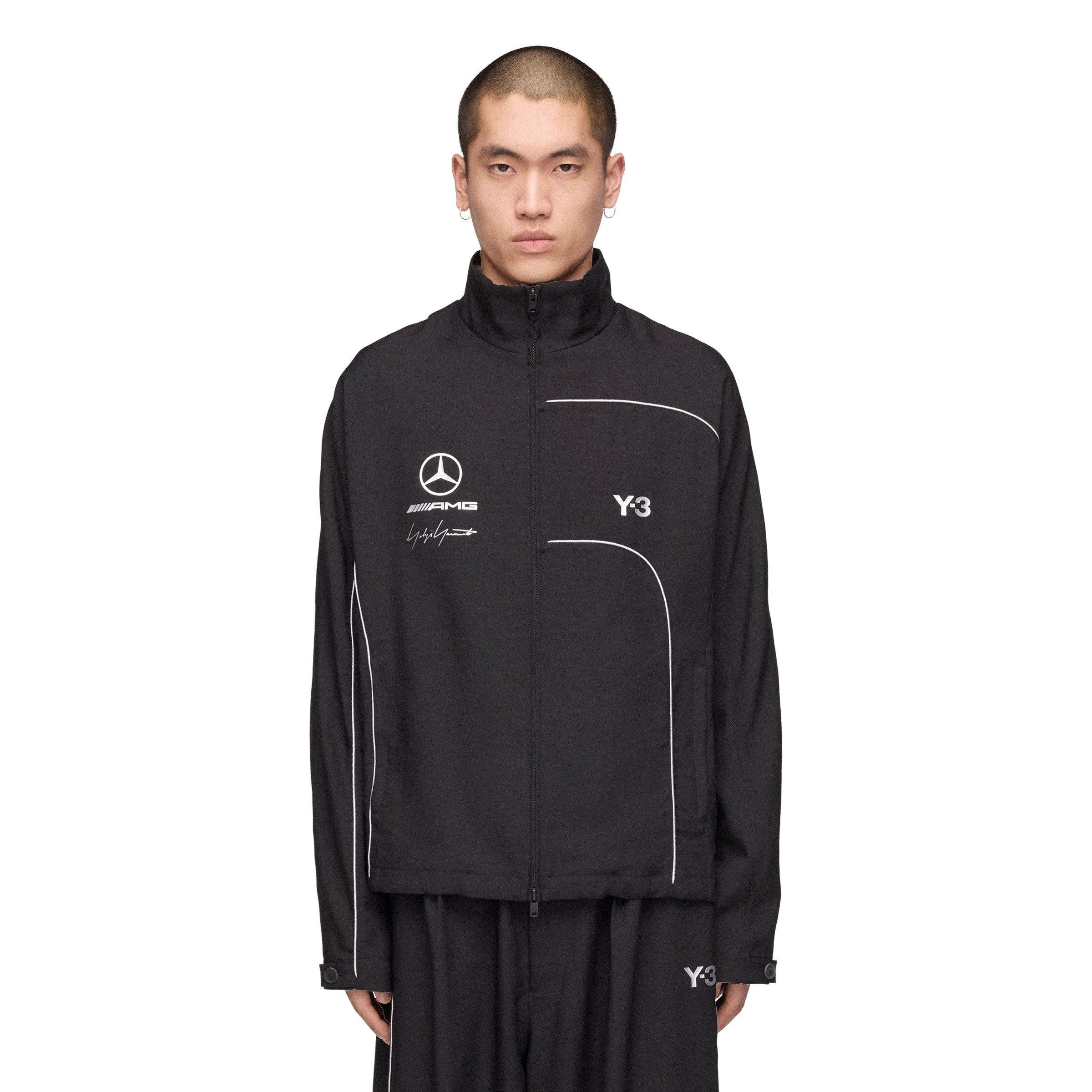 Black - Y3 - Mens Mercedes Track Jacket - 3
