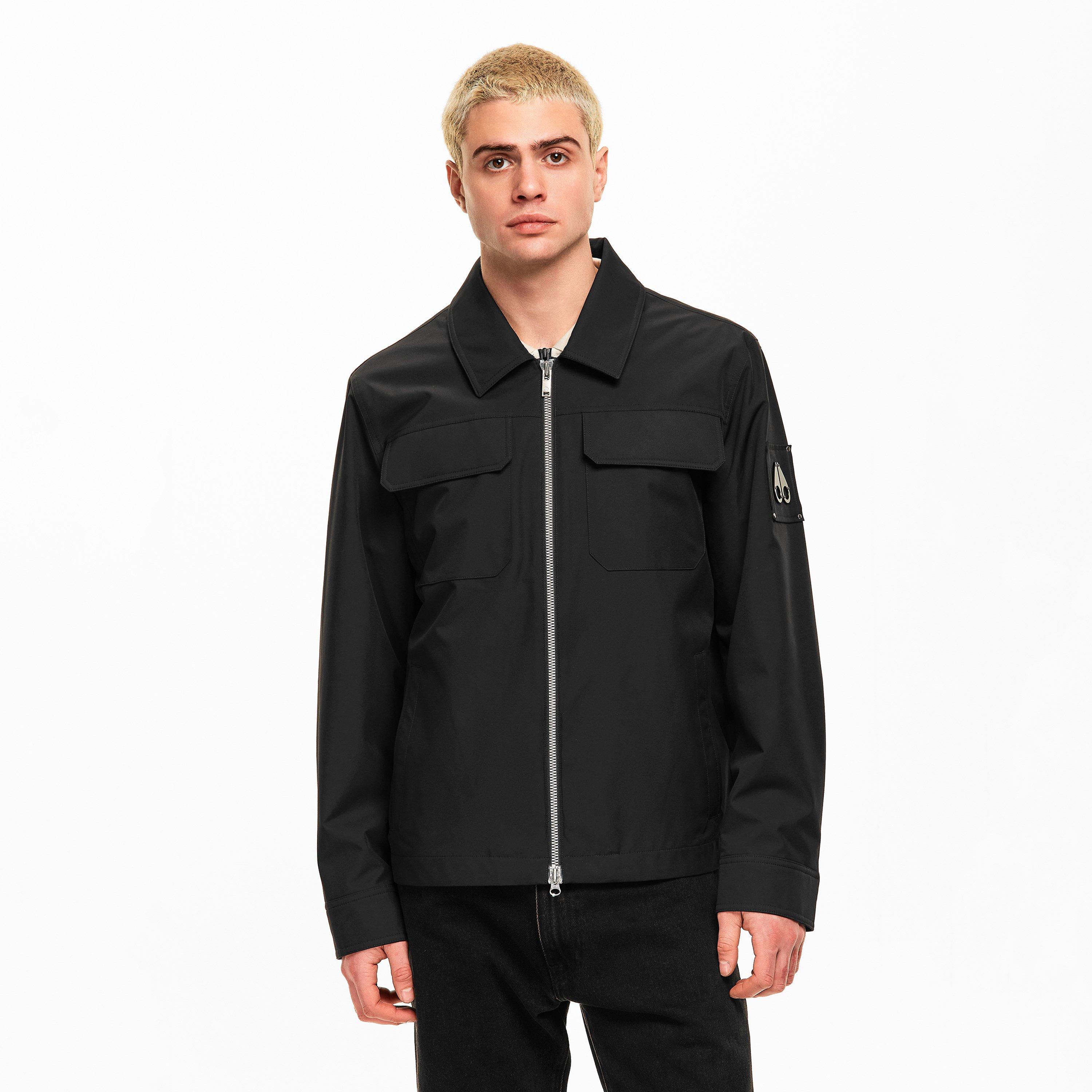 Black - Moose Knuckles - Men's Jacques OS Overshirt - 3
