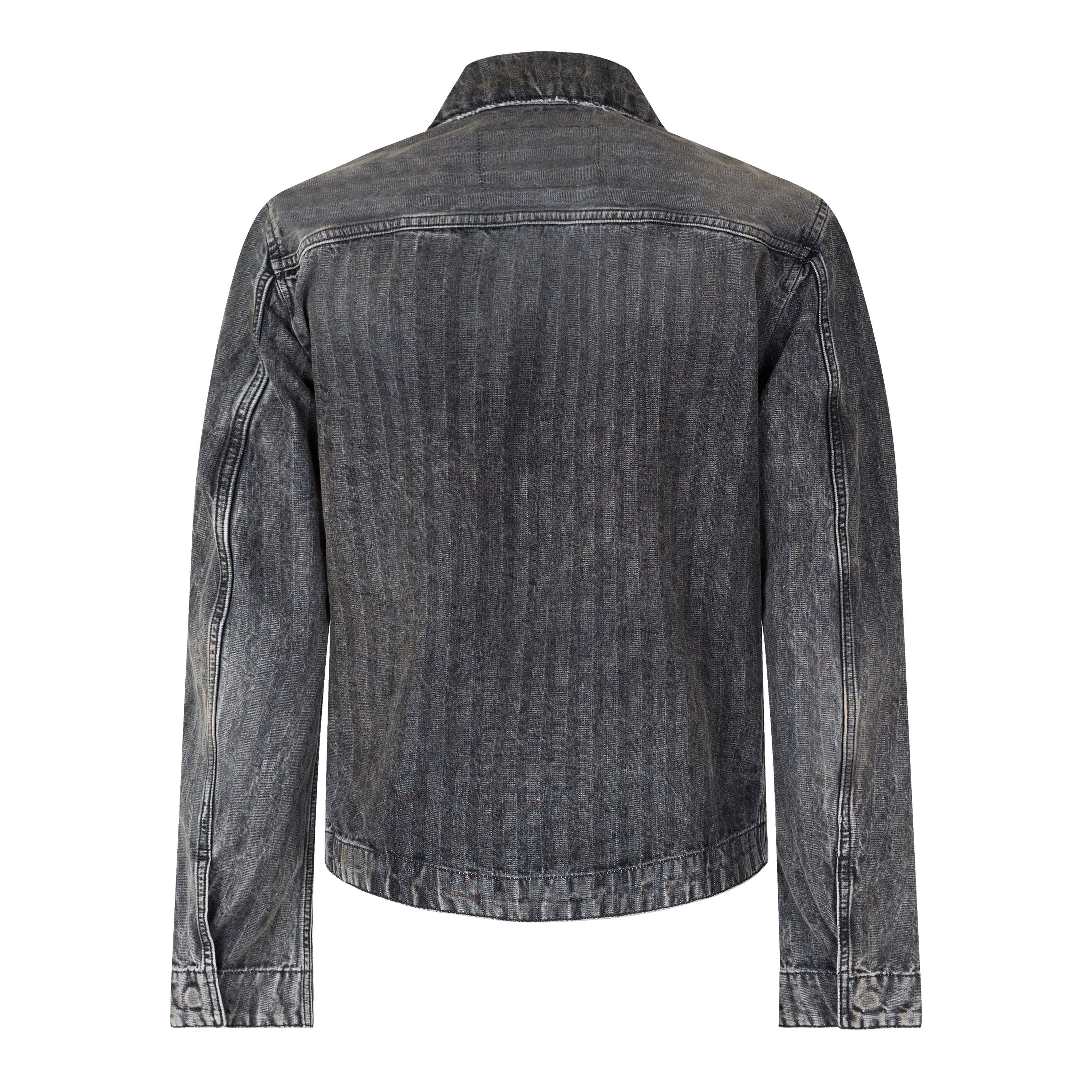 Black/Grey De - Diesel - Men's D-Rohe Giacca Denim Jacket - 2