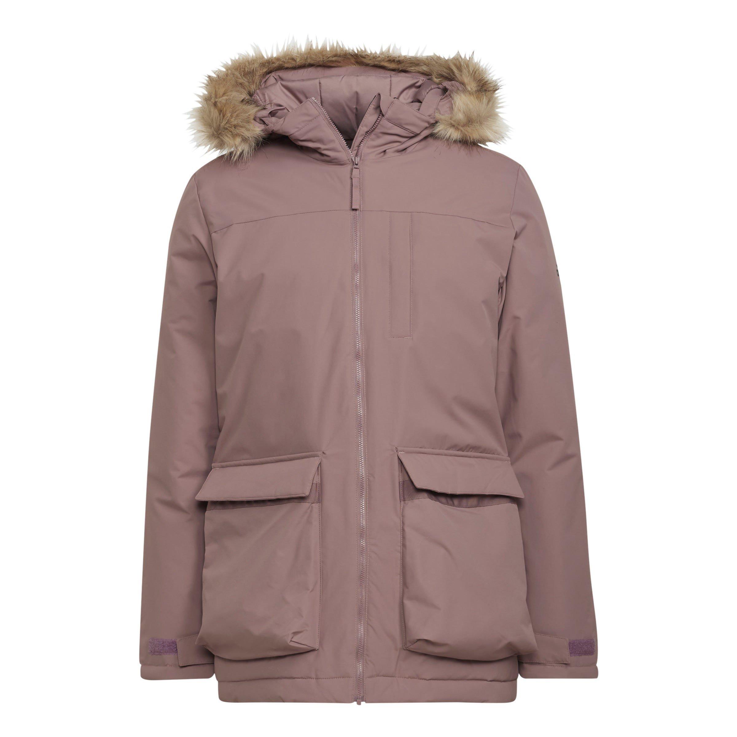 Wonder Oxide - adidas - Men's Utilitas Insulated Mid-Length Parka - 1