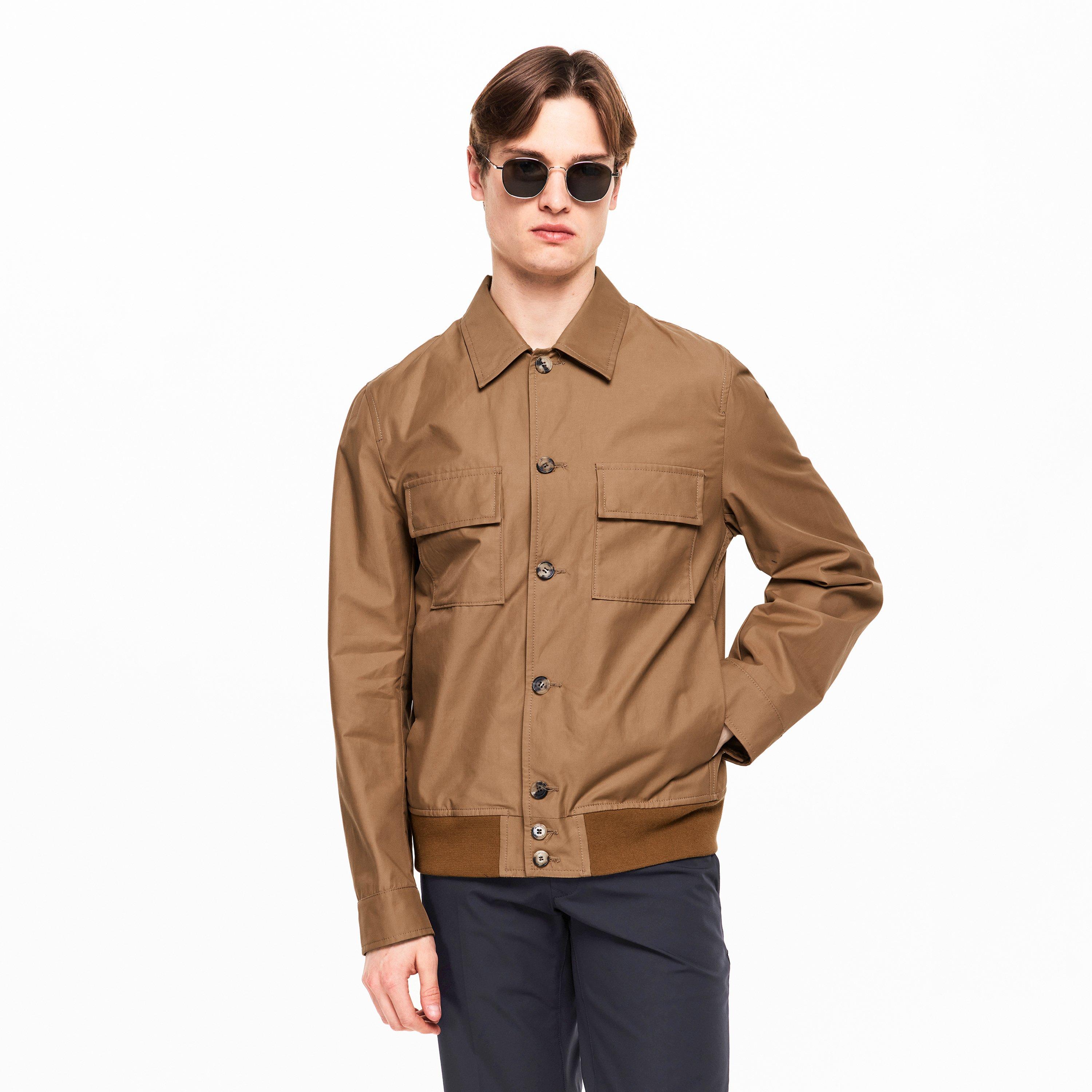 D84 Brown - Jacob Cohen - Men's Harrington Jacket - 3