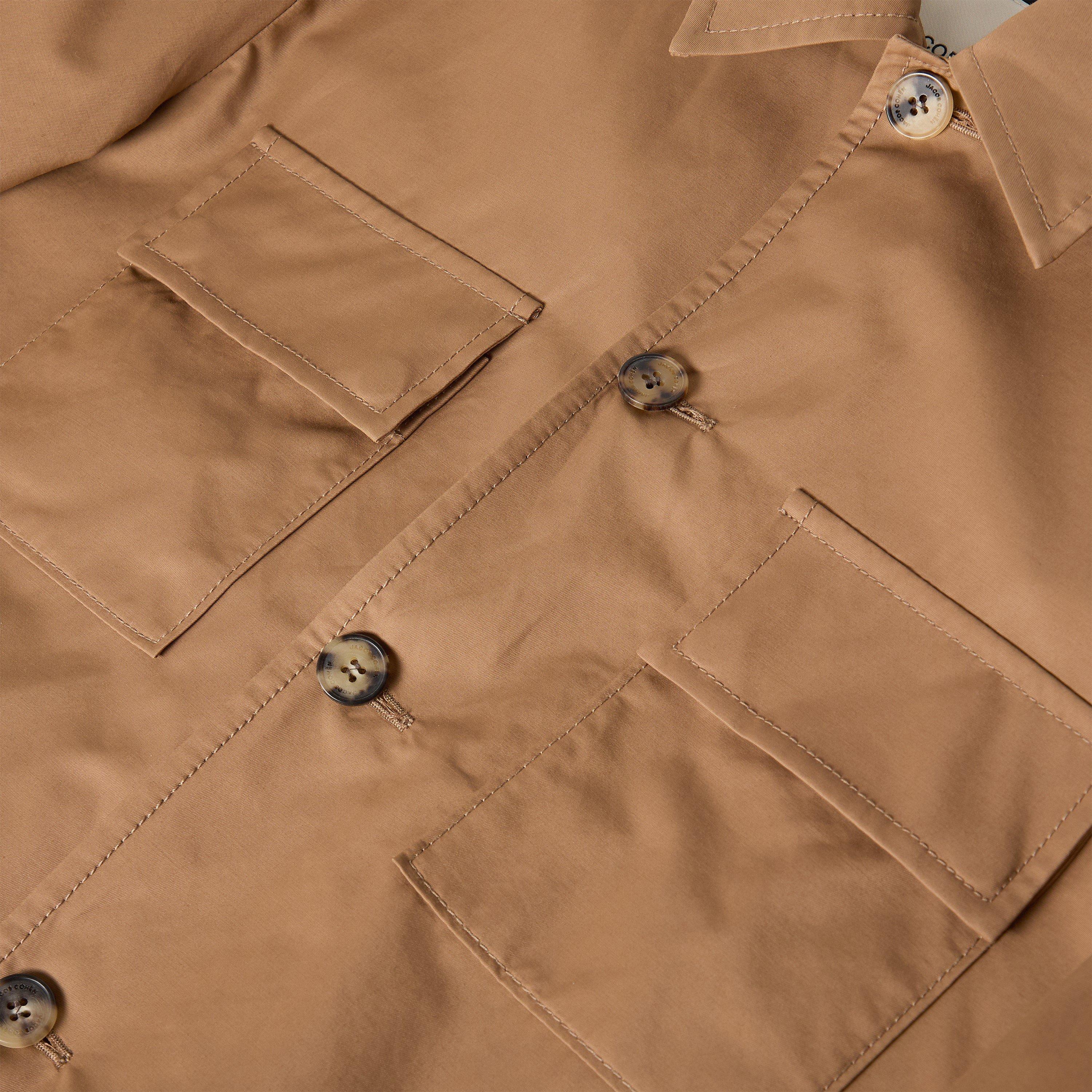 D84 Brown - Jacob Cohen - Men's Harrington Jacket - 5