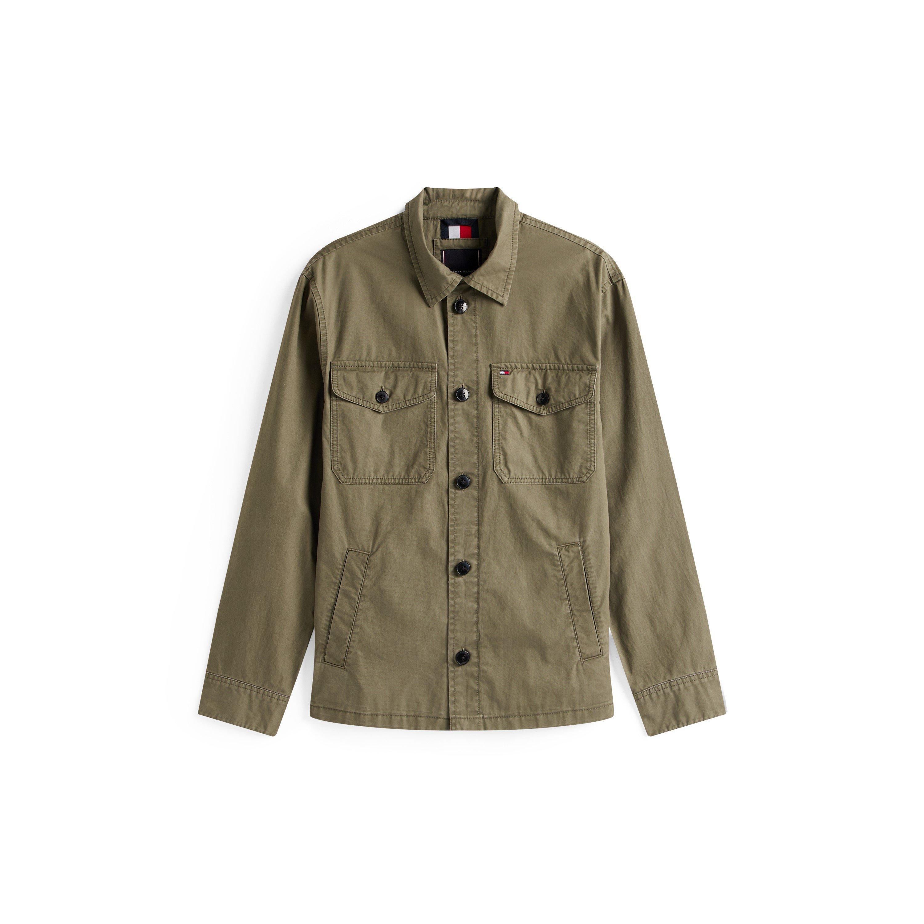 Tommy Hilfiger Men's Twill Overshirt - Battlegreen Pli - L