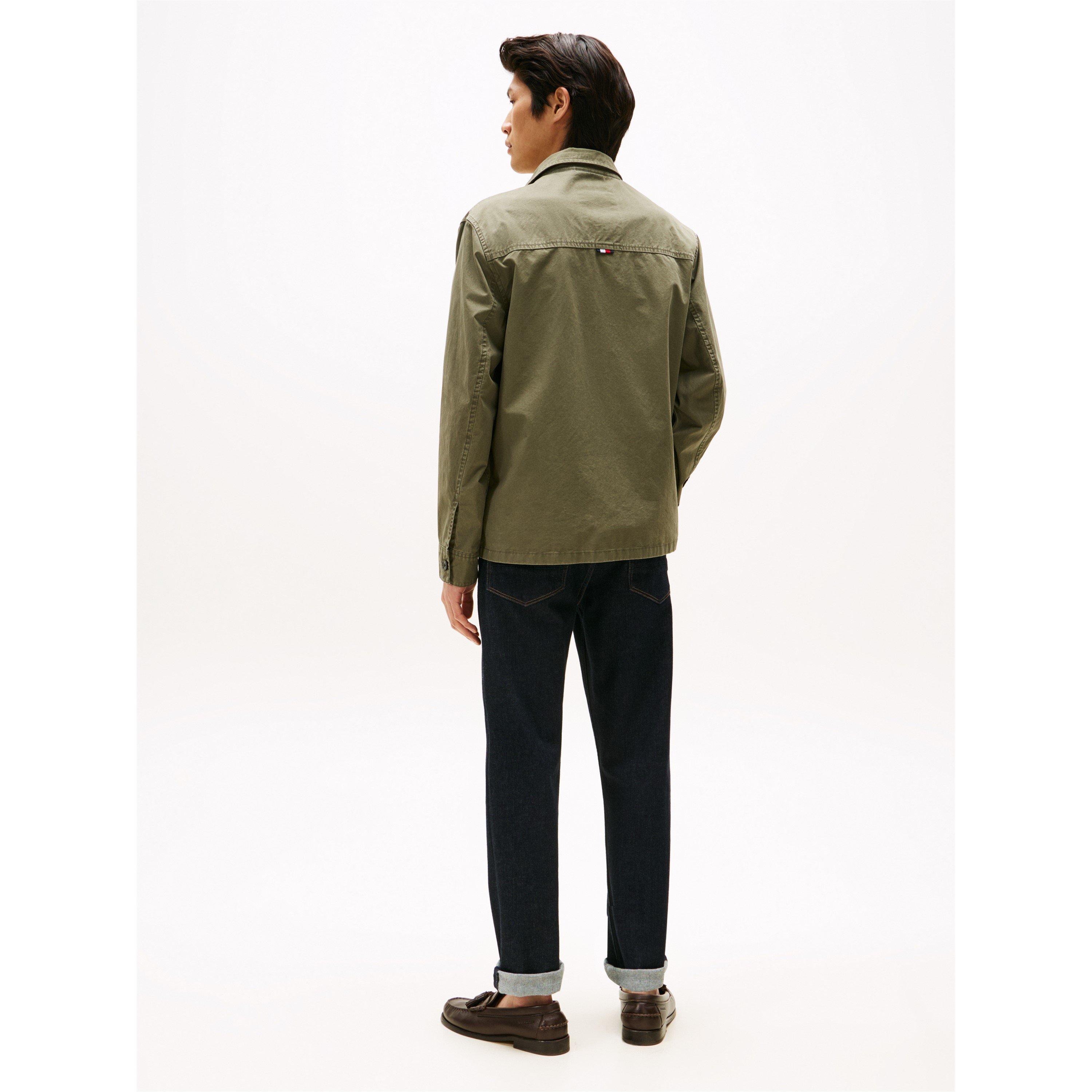 BattleGreen PLI - Tommy Hilfiger - Men's Twill Overshirt - 4