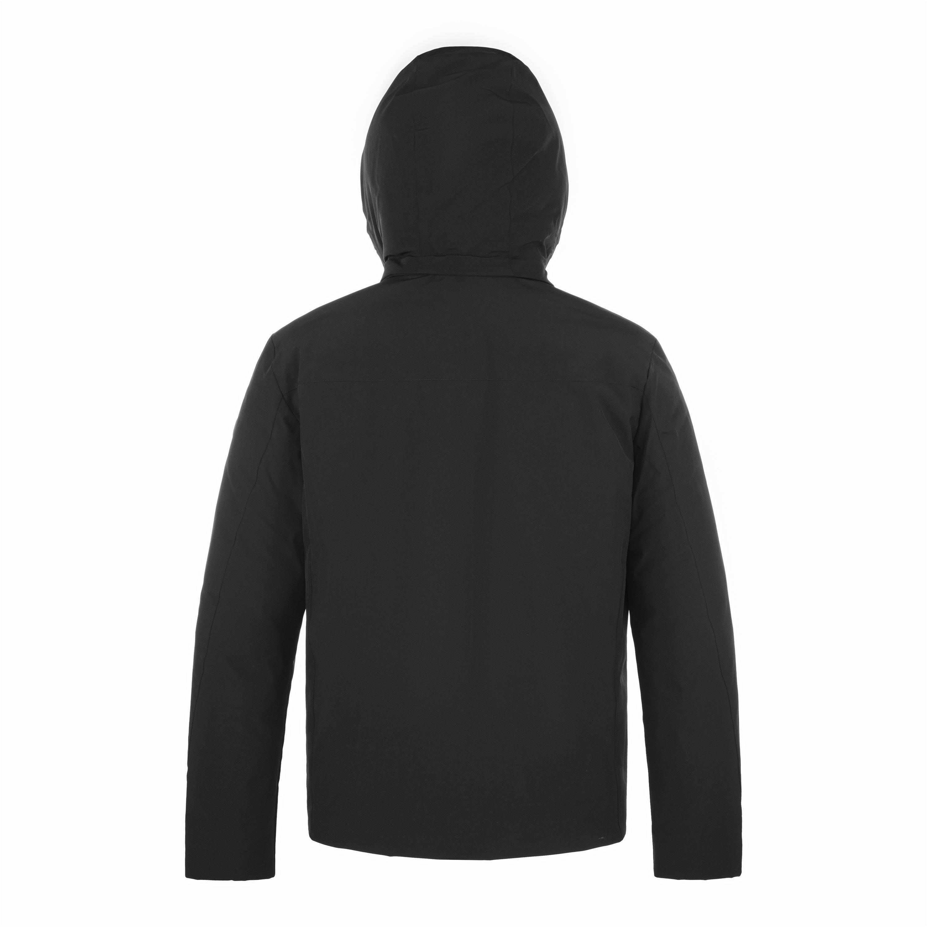 Black - Museum - Men's Reversible Baffle Short Puffer Jacket - 2