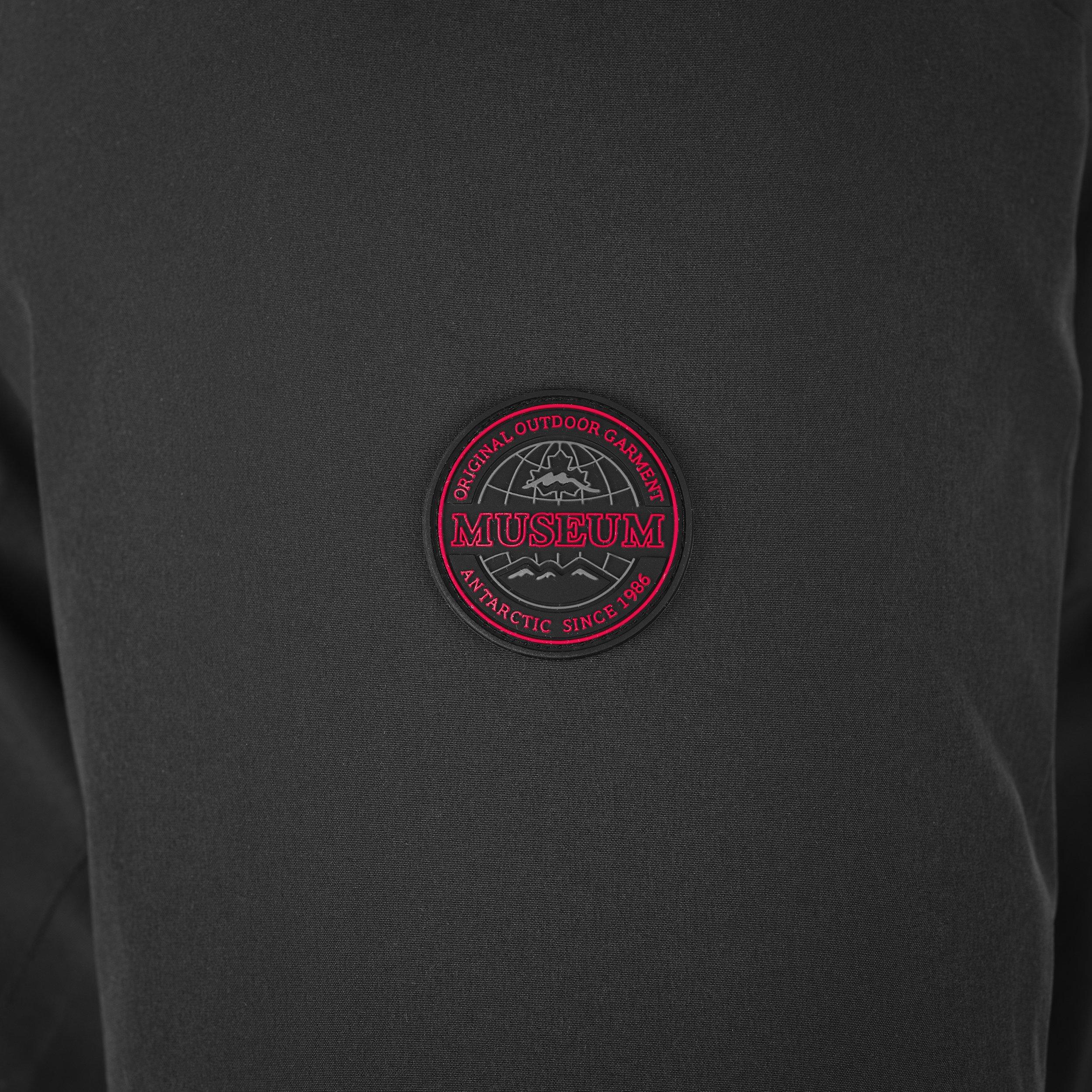 Black - Museum - Men's Reversible Baffle Short Puffer Jacket - 4