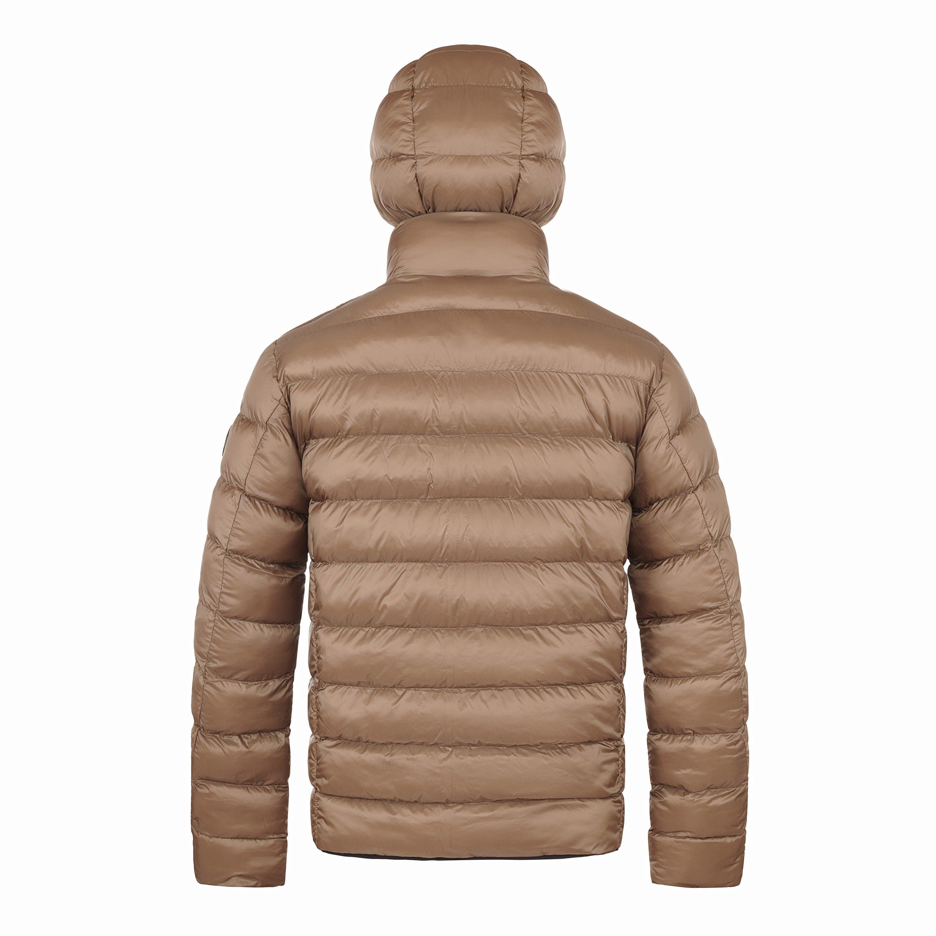 Black - Museum - Men's Reversible Baffle Short Puffer Jacket - 6