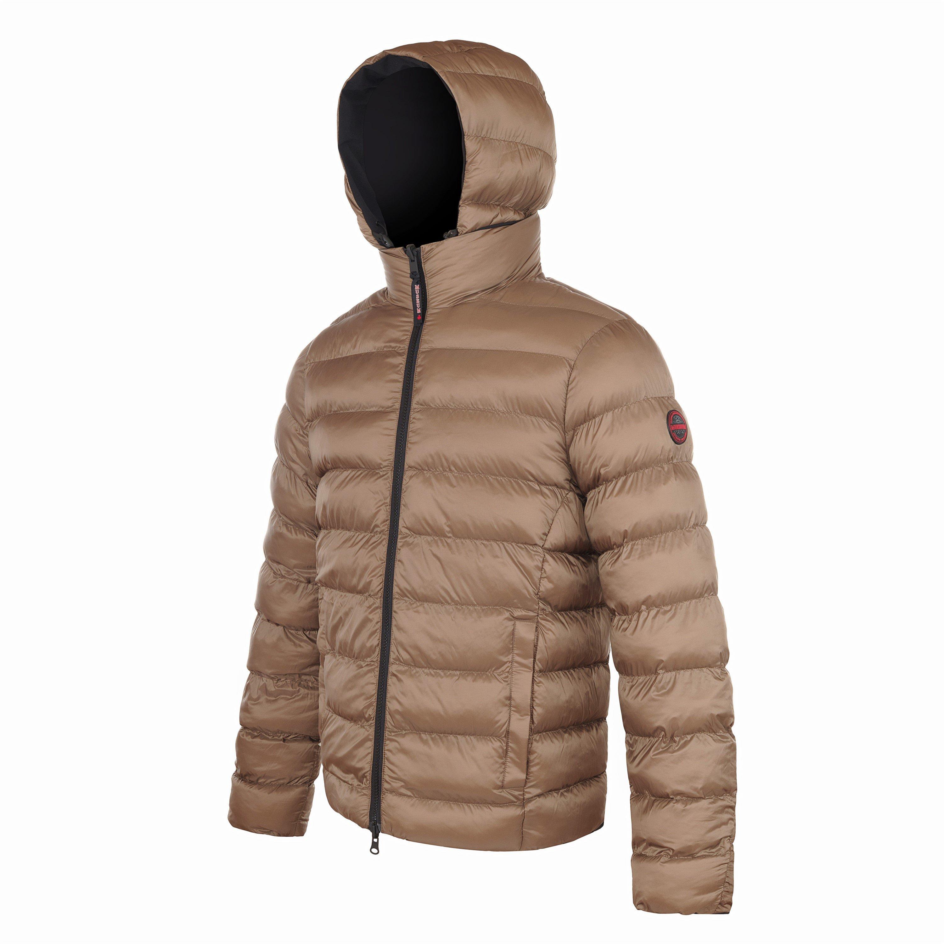 Black - Museum - Men's Reversible Baffle Short Puffer Jacket - 7