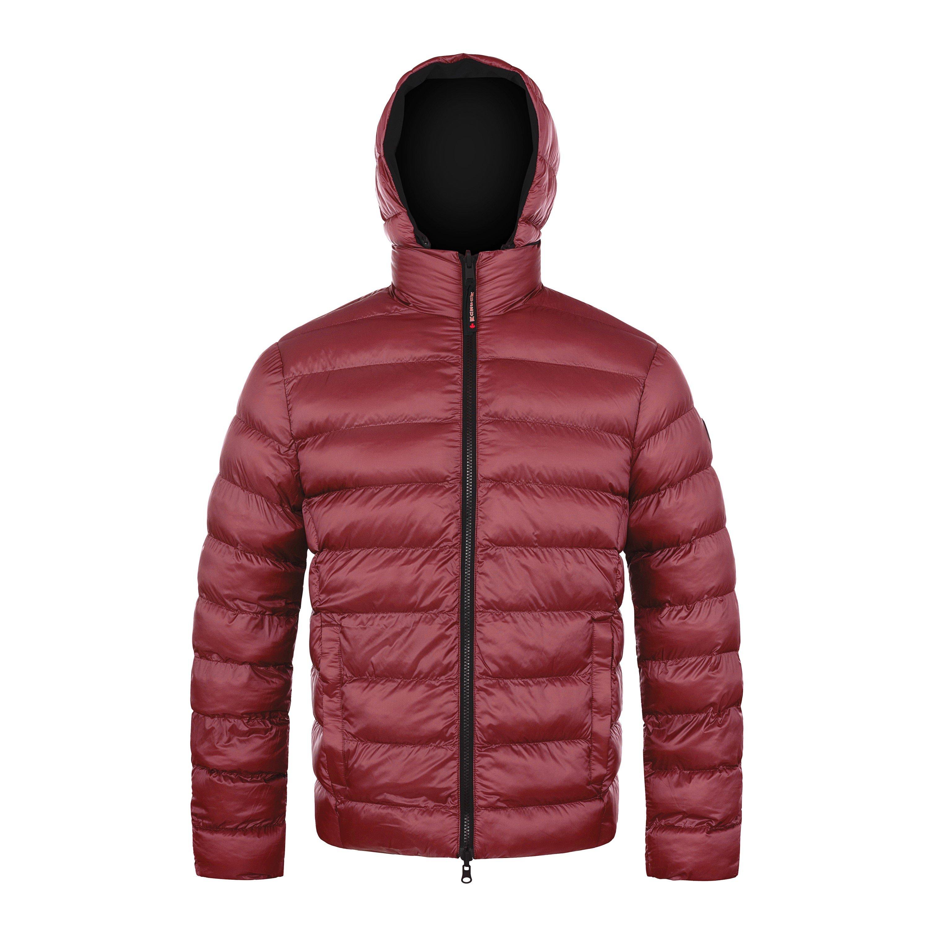 Zwart - Museum - Men's Reversible Baffle Short Puffer Jacket - 5