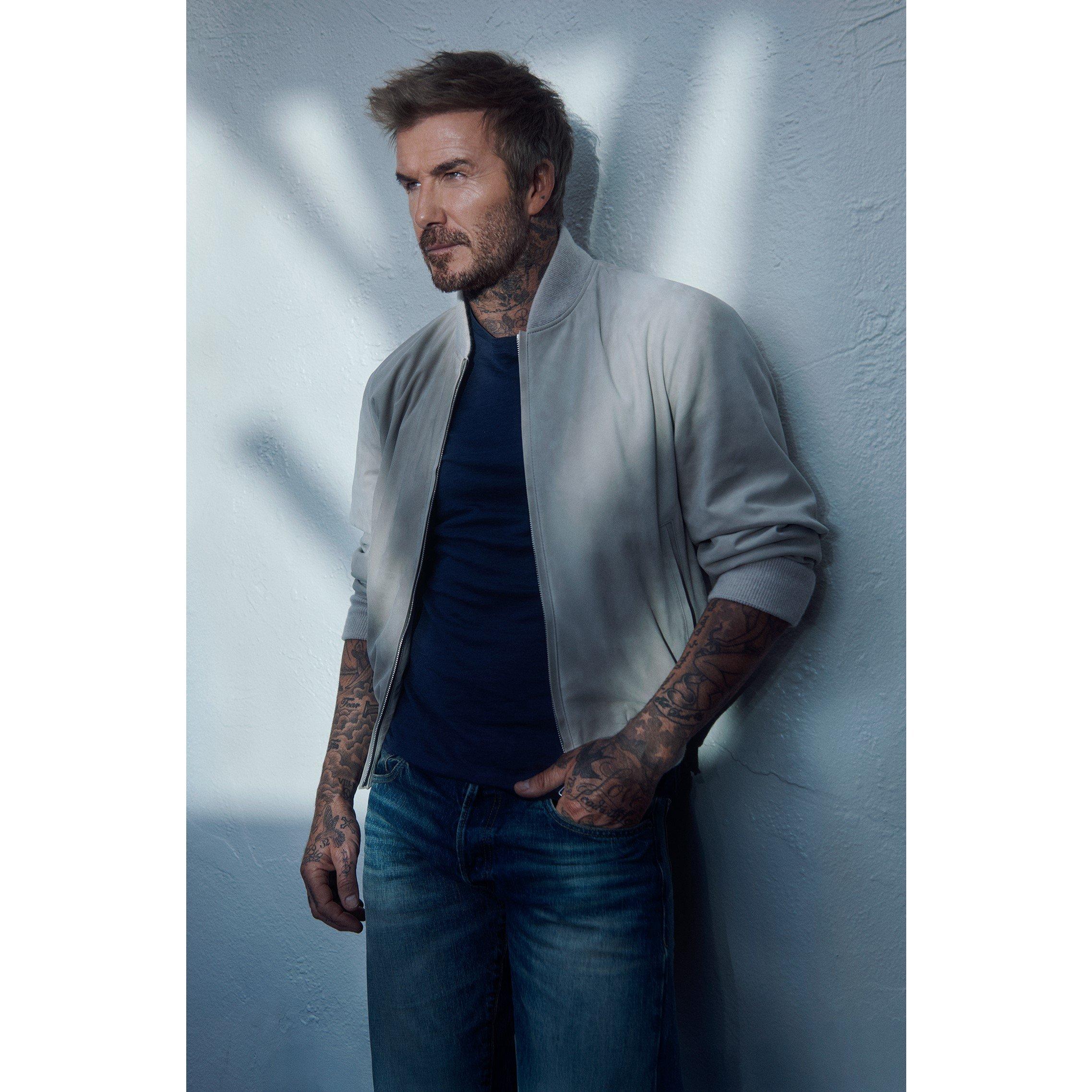 Light Beige 276 - Boss - Men's BECKHAM x BOSS Long Sleeve Bomber Overshirt - 6