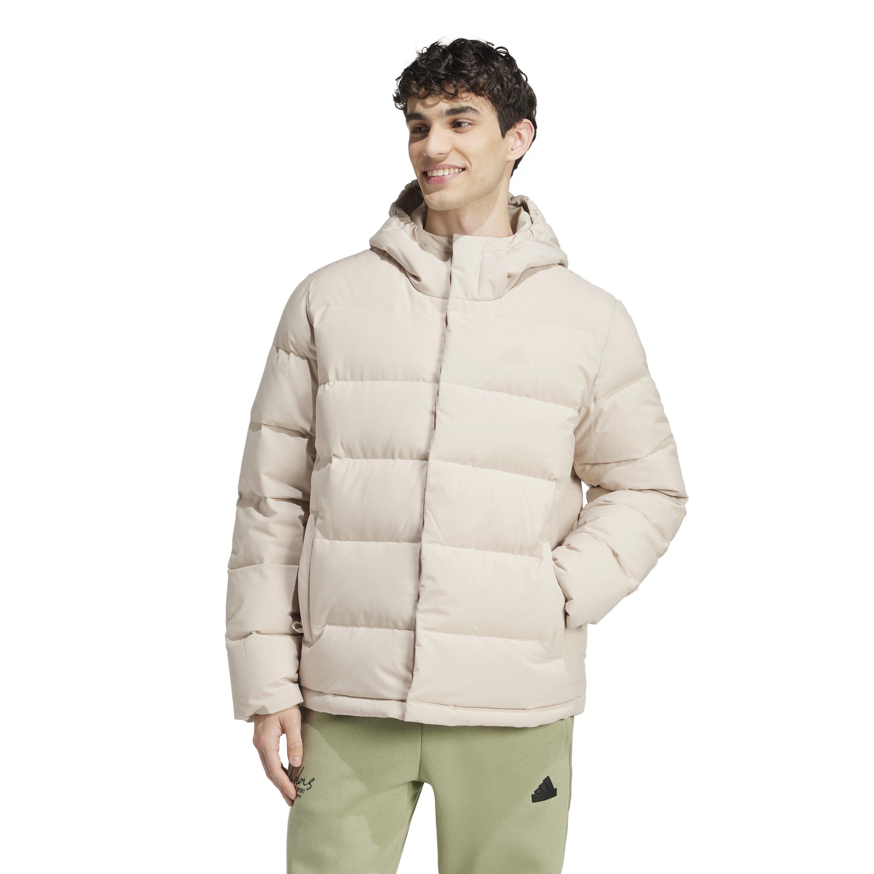 Wonder Beige - adidas - Helionic Hooded Down Jacket - 2