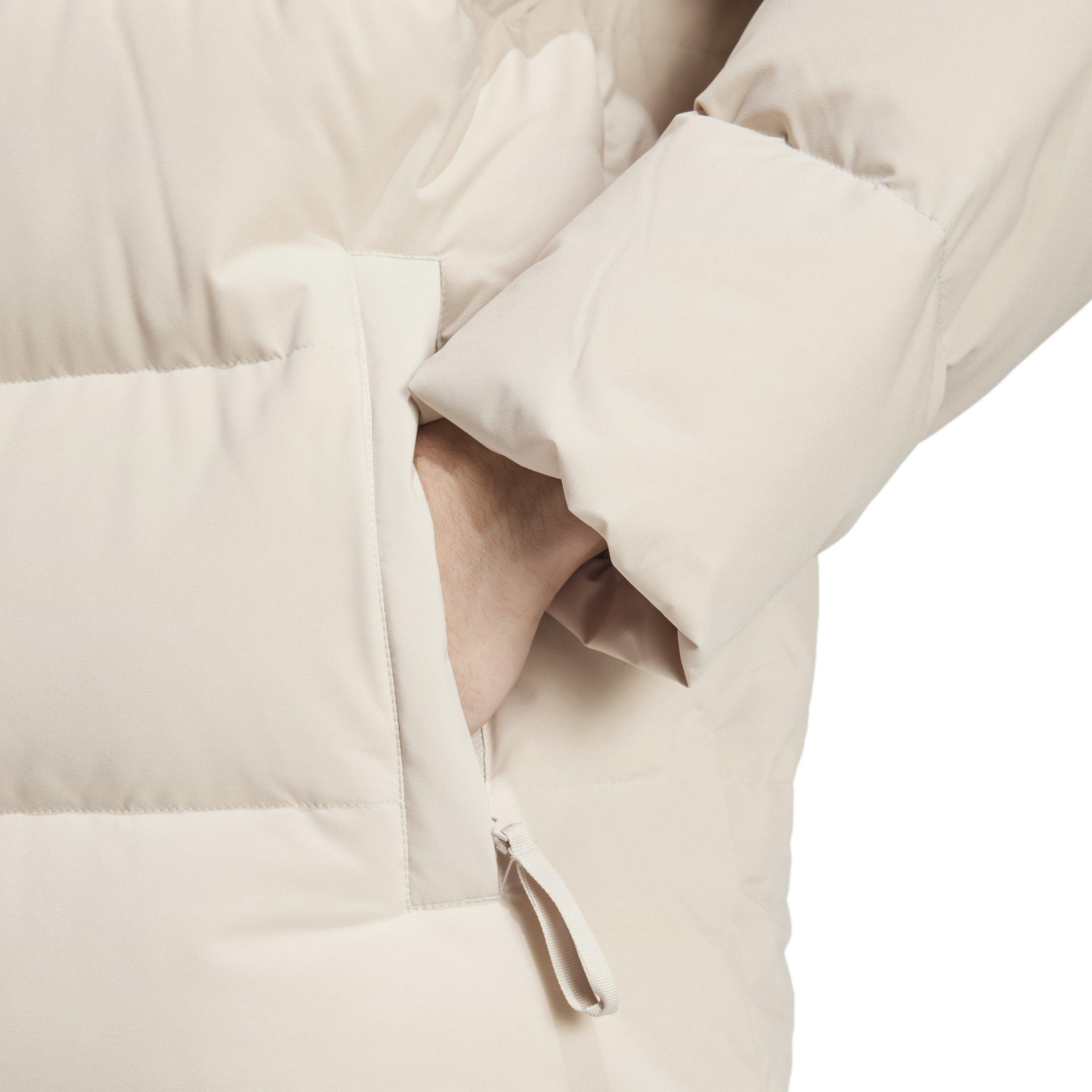 Wonder Beige - adidas - Helionic Hooded Down Jacket - 5