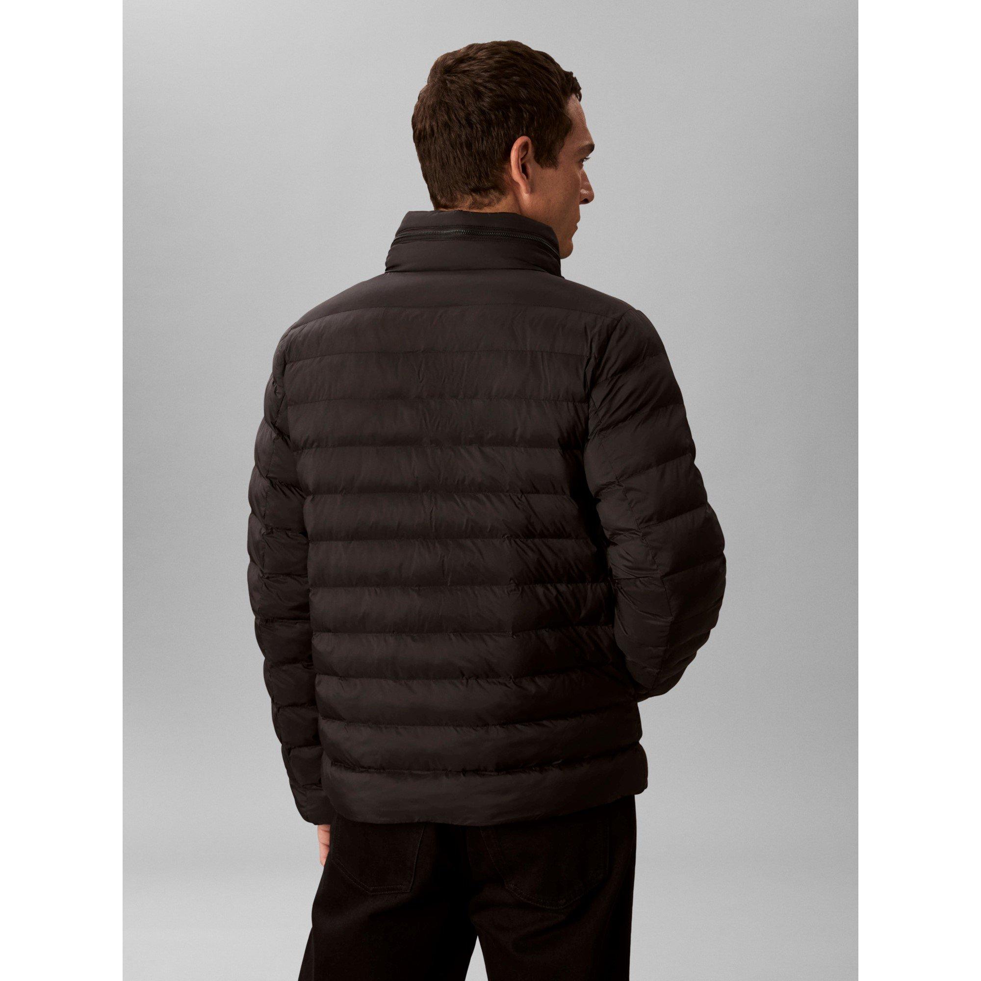 Black - Calvin Klein Jeans - Men's Full-Zip Shorts Puffer Jacket - 6