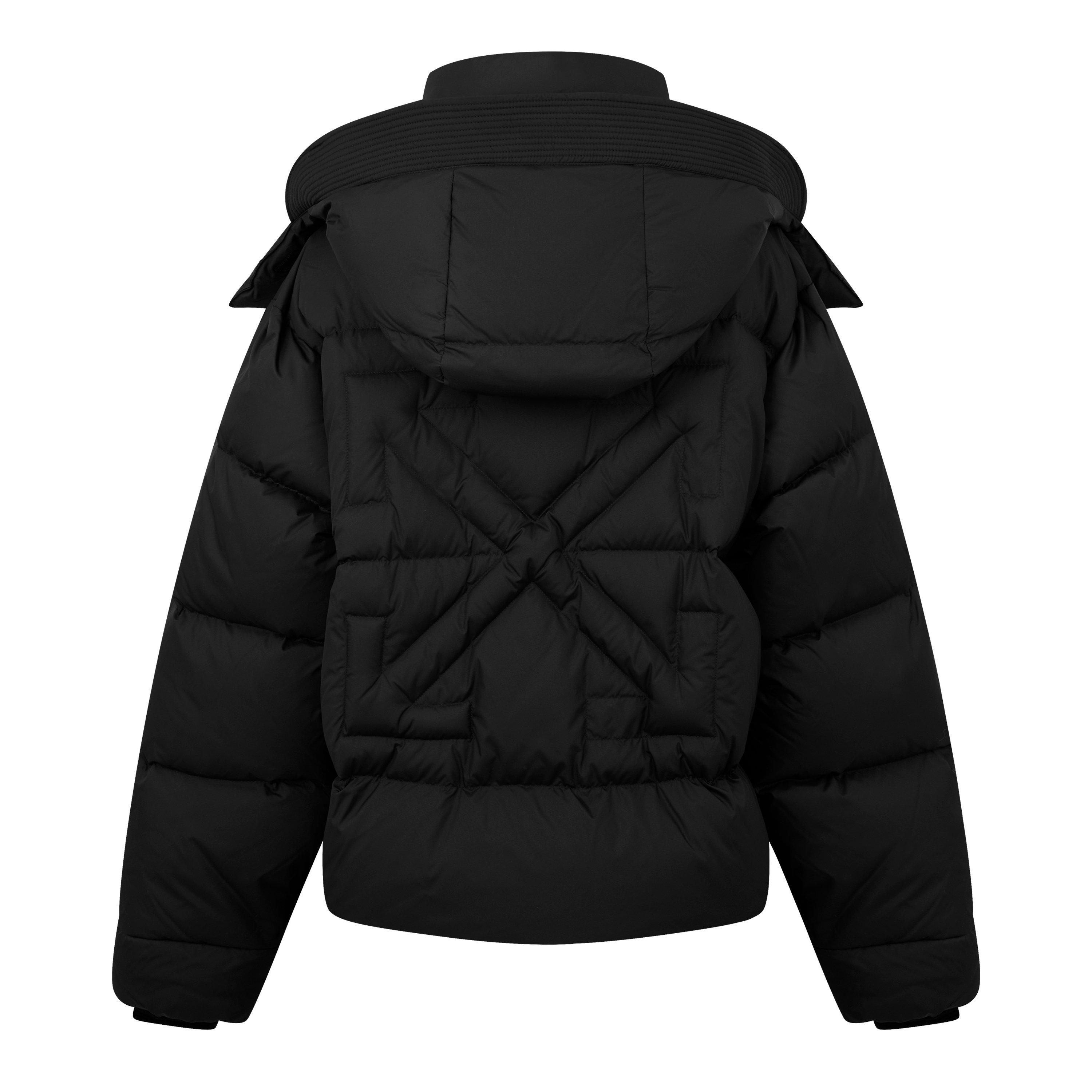 【関税無・国内発】 Off-White / Peach Ny Arrow Over Puffer Off White | Peach Ny Arrow Over Puffer | Short Puffer