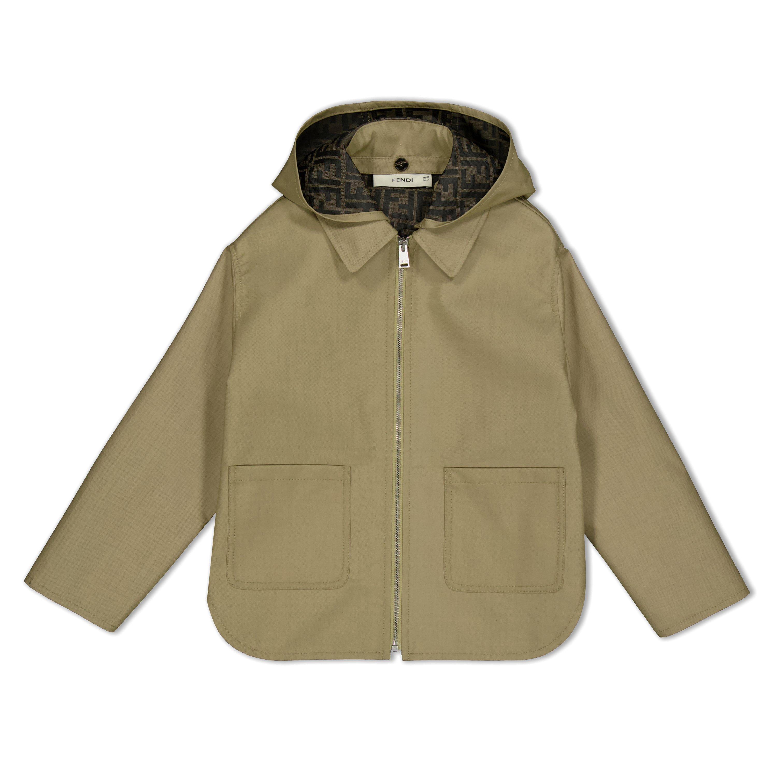 Fendi Logo And Patch Jacket - Unisex - Light Jackets - Brown - 10 Y | 140 Cm - Kids - Image 2