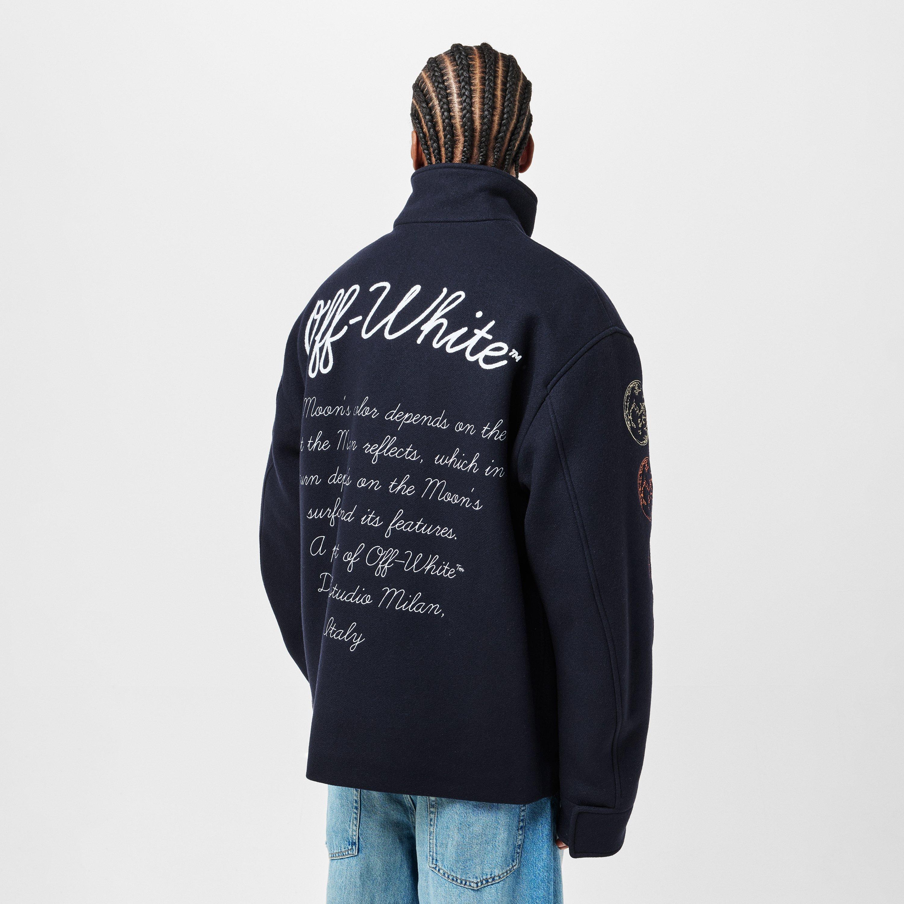 Multi - Off White - Men's Off-White Quilted Short Puffer Jacket - 4