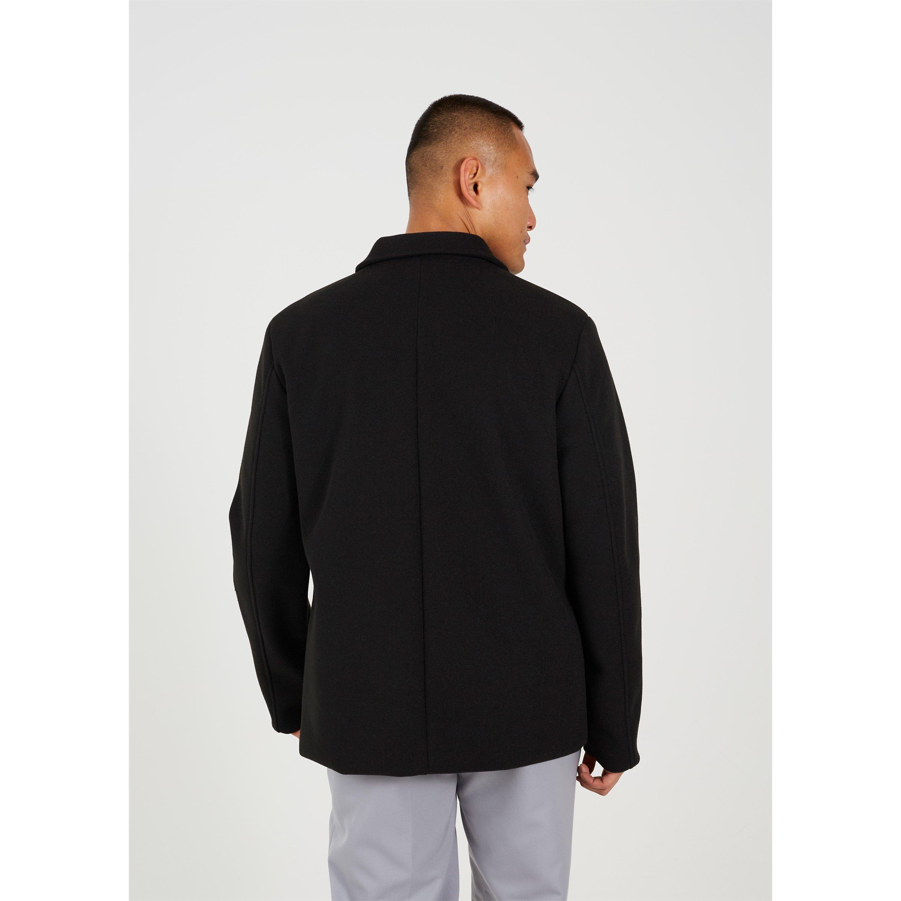 Zwart - Brave Soul - Neck Overcoat - 3