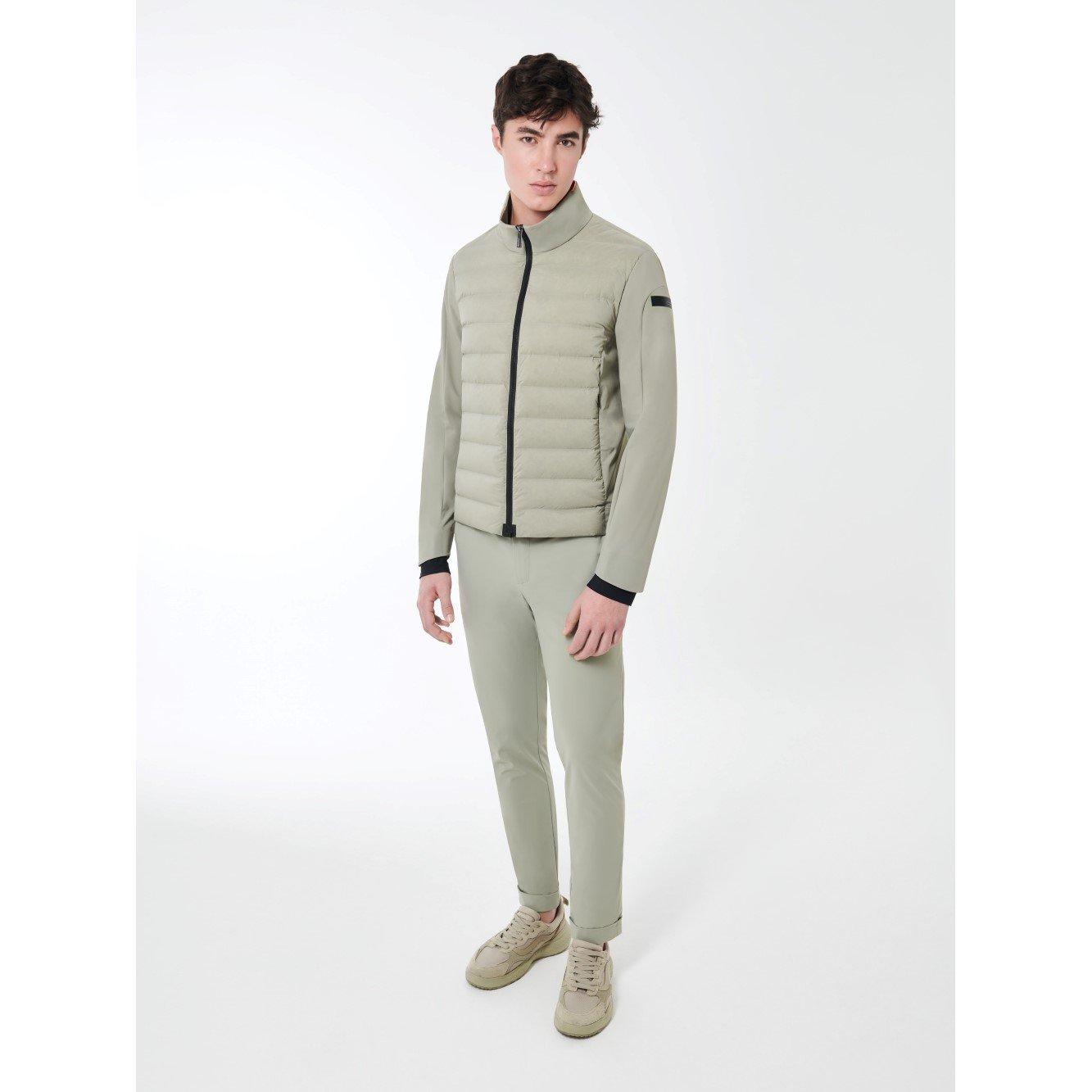 Sage Green - Roberto Ricci Designs - Men's Summer Weather-Resistant Moisture-Wicking Hybrid Jacket - 2