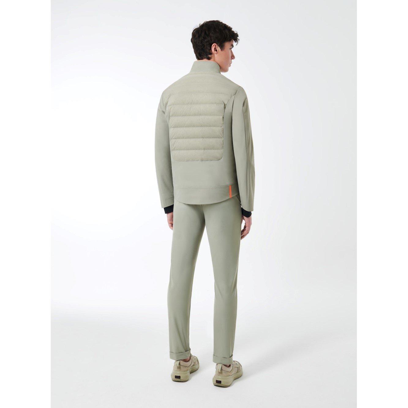 Sage Green - Roberto Ricci Designs - Men's Summer Weather-Resistant Moisture-Wicking Hybrid Jacket - 3