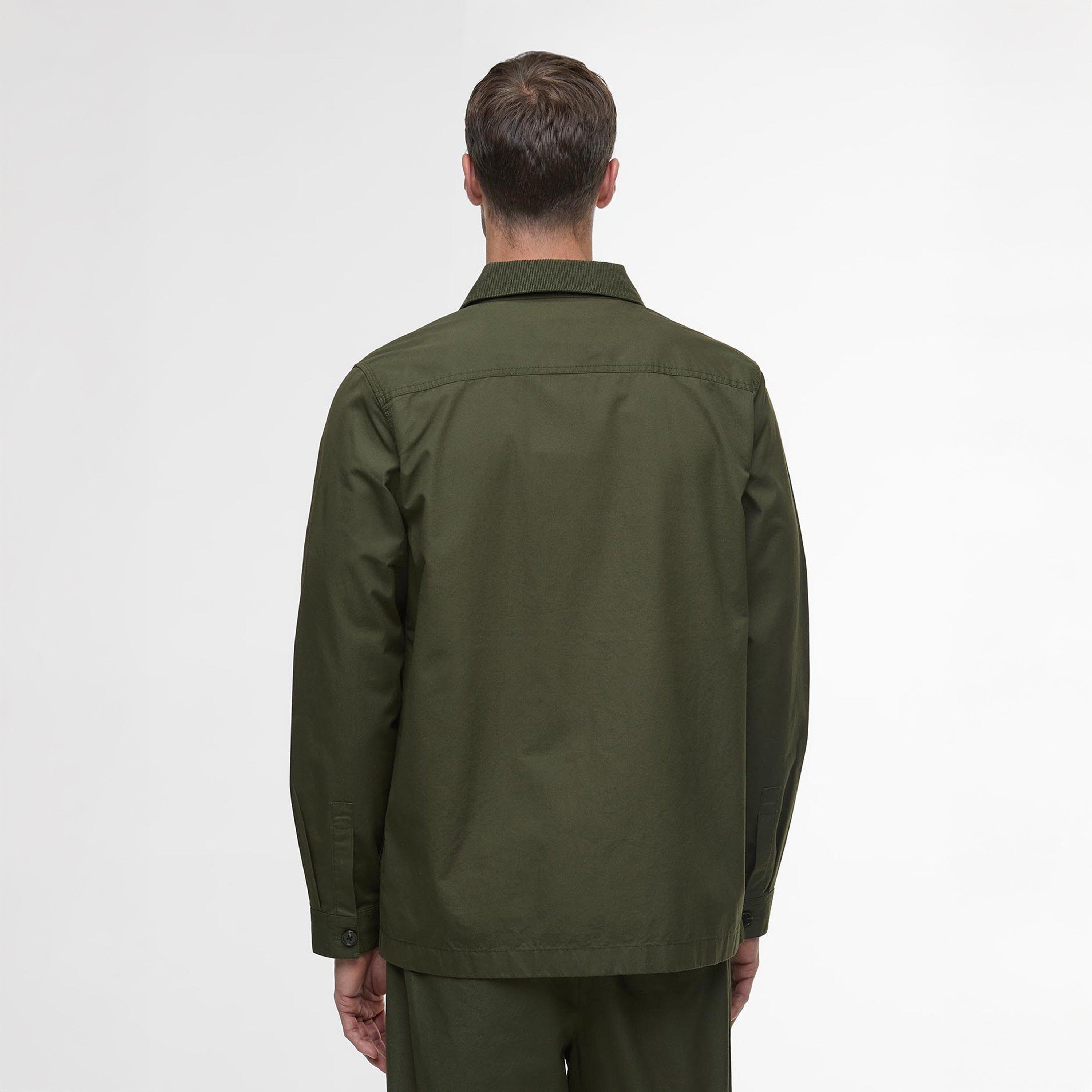 Olive OL51 - Barbour - Mens Cole Tailored Overshirt - 4