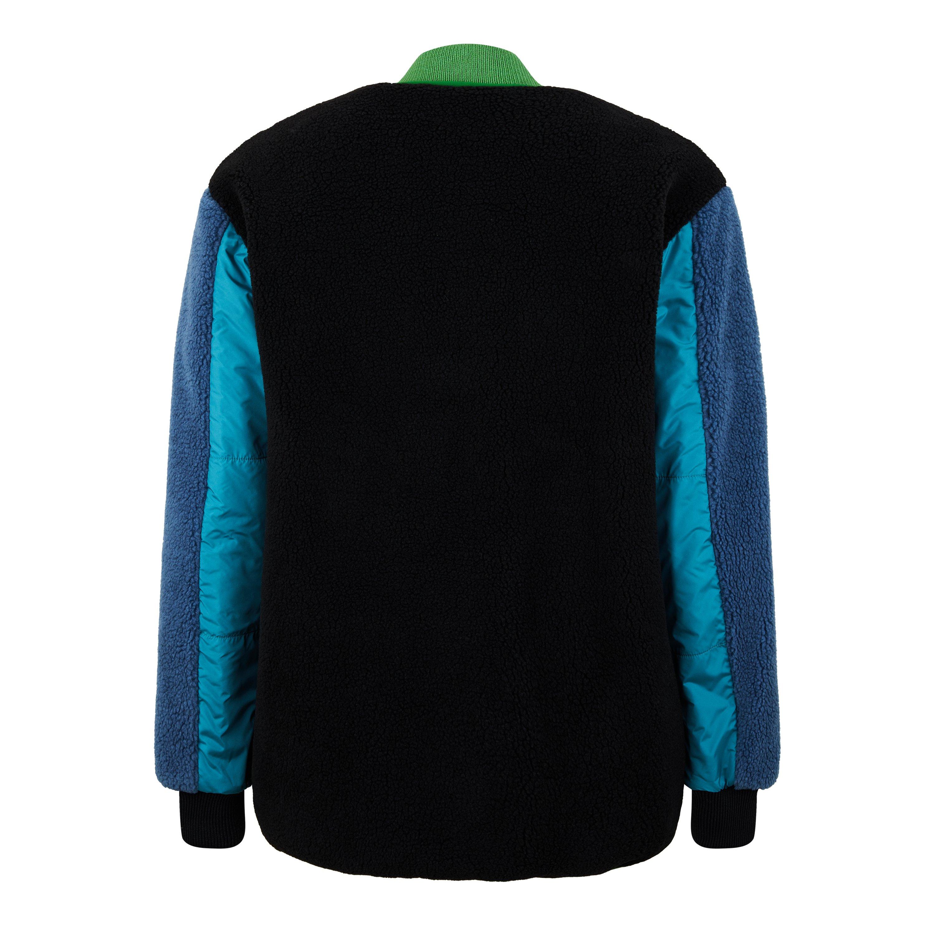 Black/Valiant - Ambush - Men's Fleece Varsity Jacket - 2